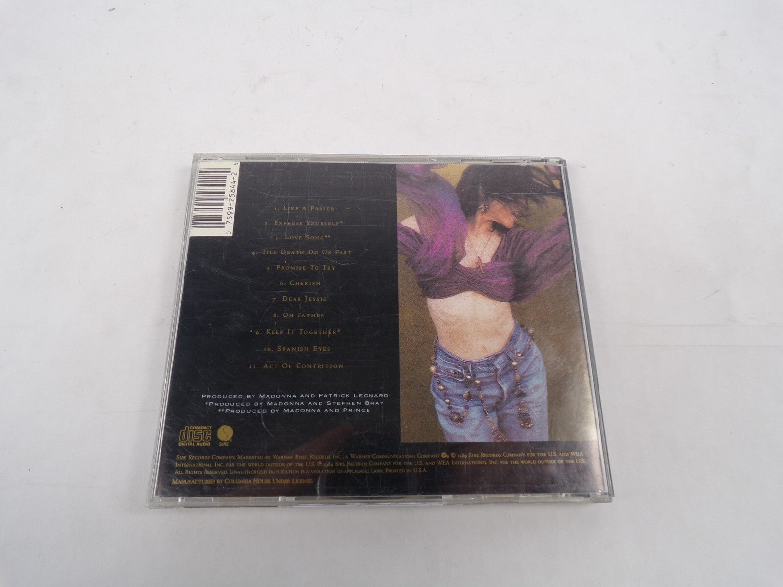 Madonna Like A Prayer Express Yourself Love Song The Death Do Us Part CD#26