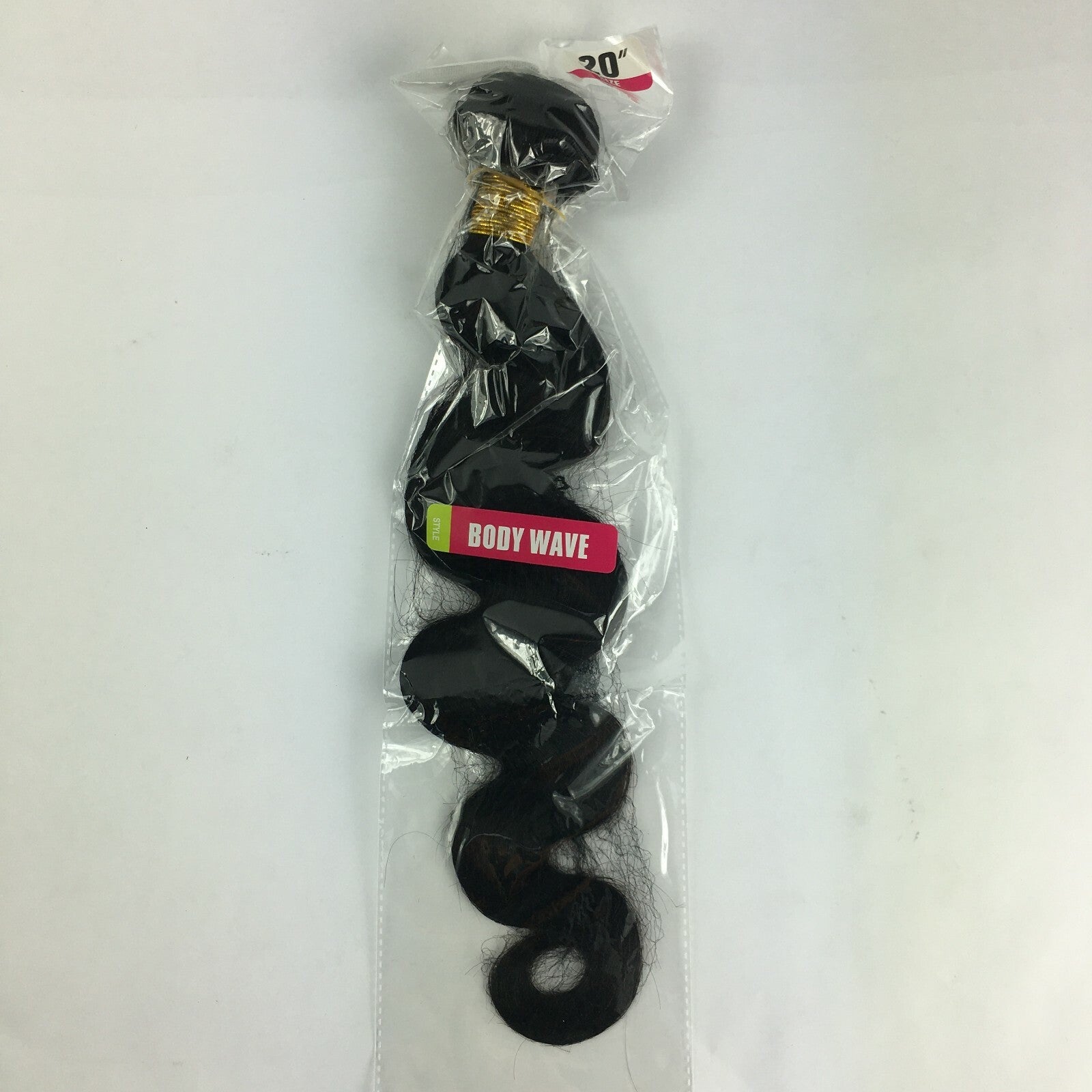 Brand New Human Hair Body Wave Style Size 20" Natural Color Black A3