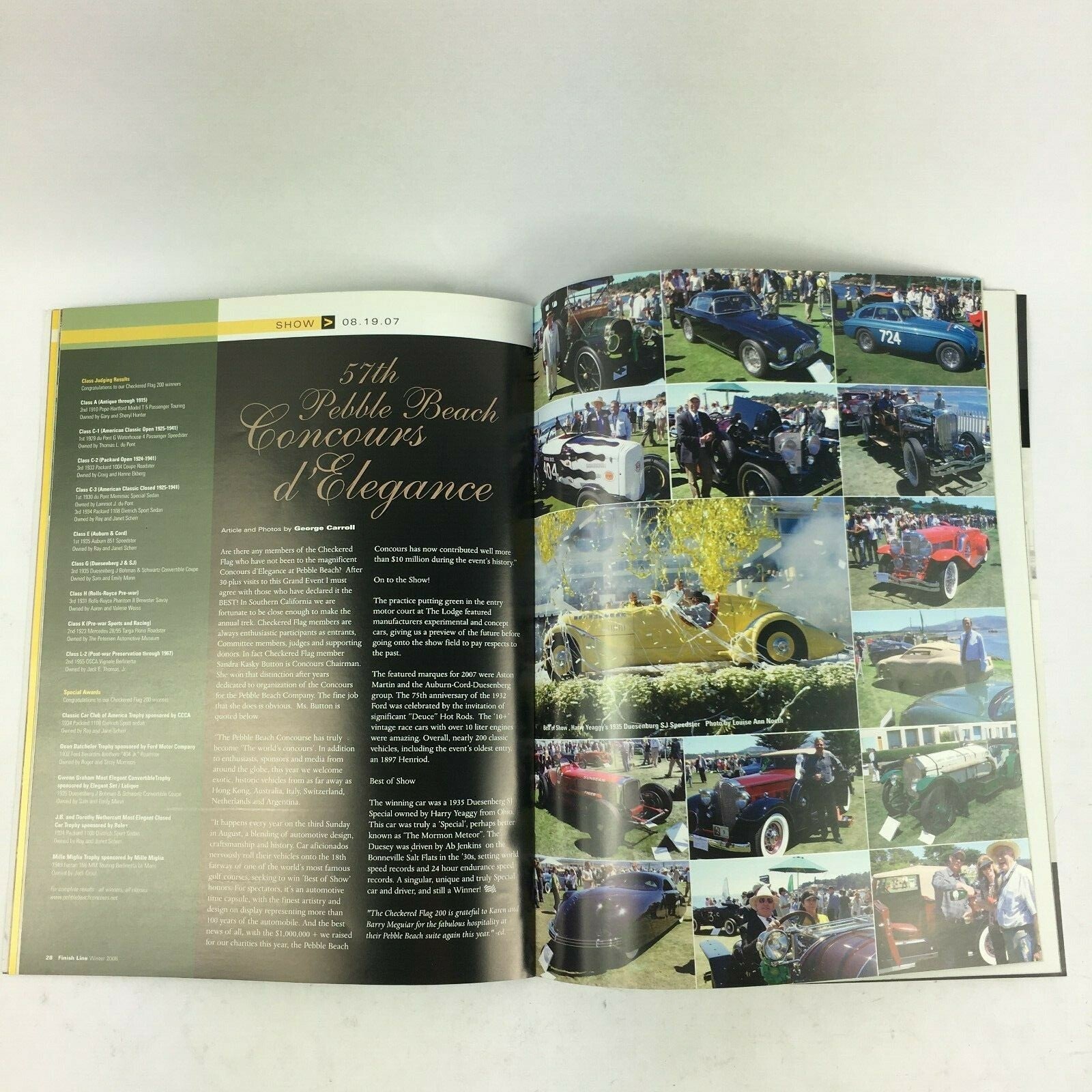 Winter 2008 FinishLine Magazine Petersen Automotive Fine Refinishing