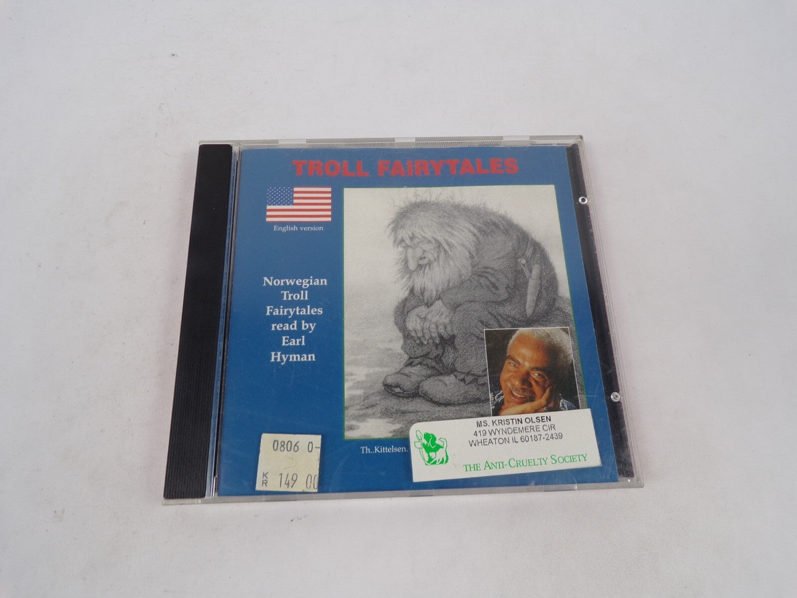 Troll Fairytales Norwegian Troll Fairytales Read By Earl Hyman East Of The CD#71