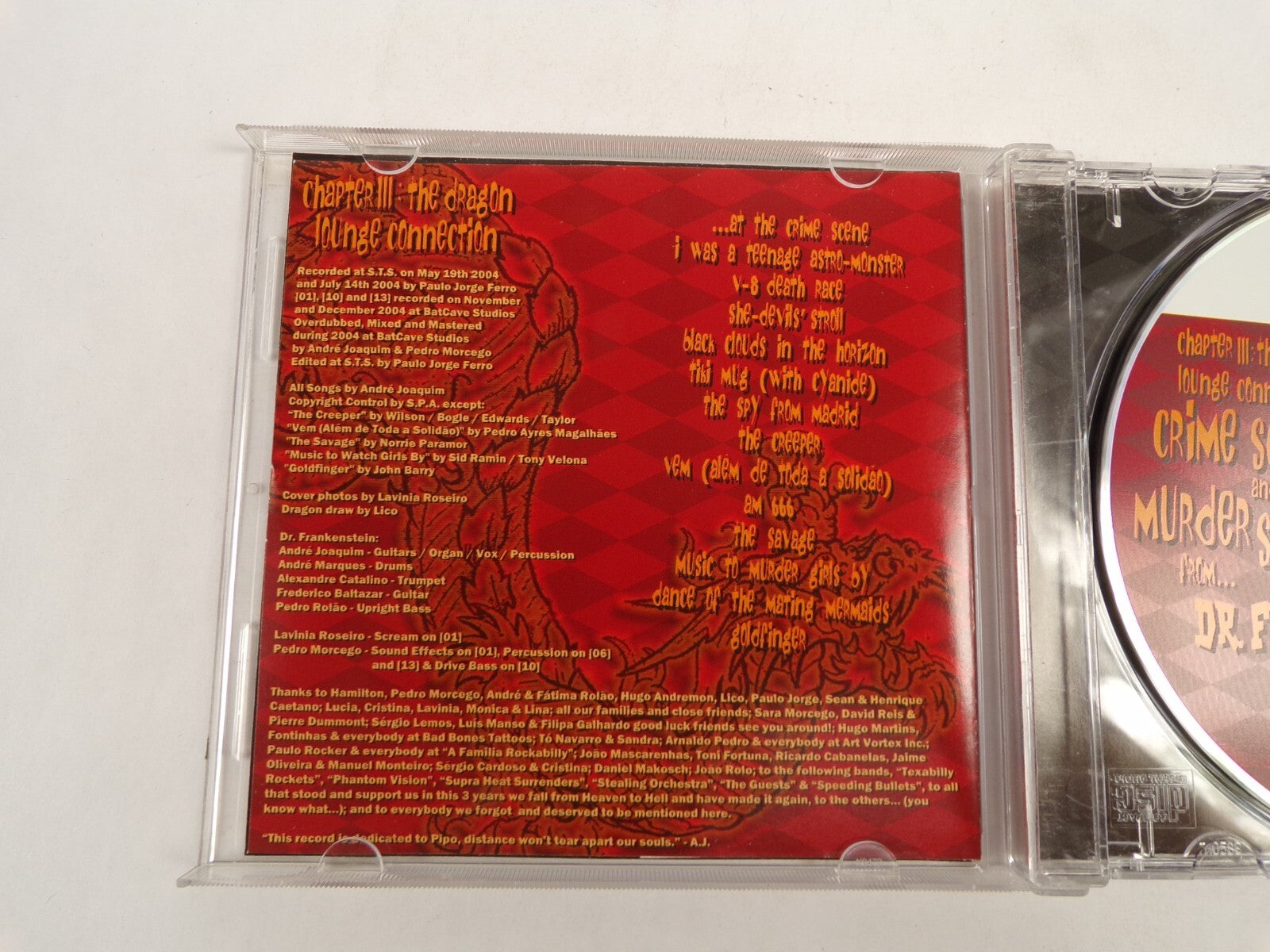 Chapter 3 The Dragon Lounge Connection Crime Scenes And Murder Songs CD#52