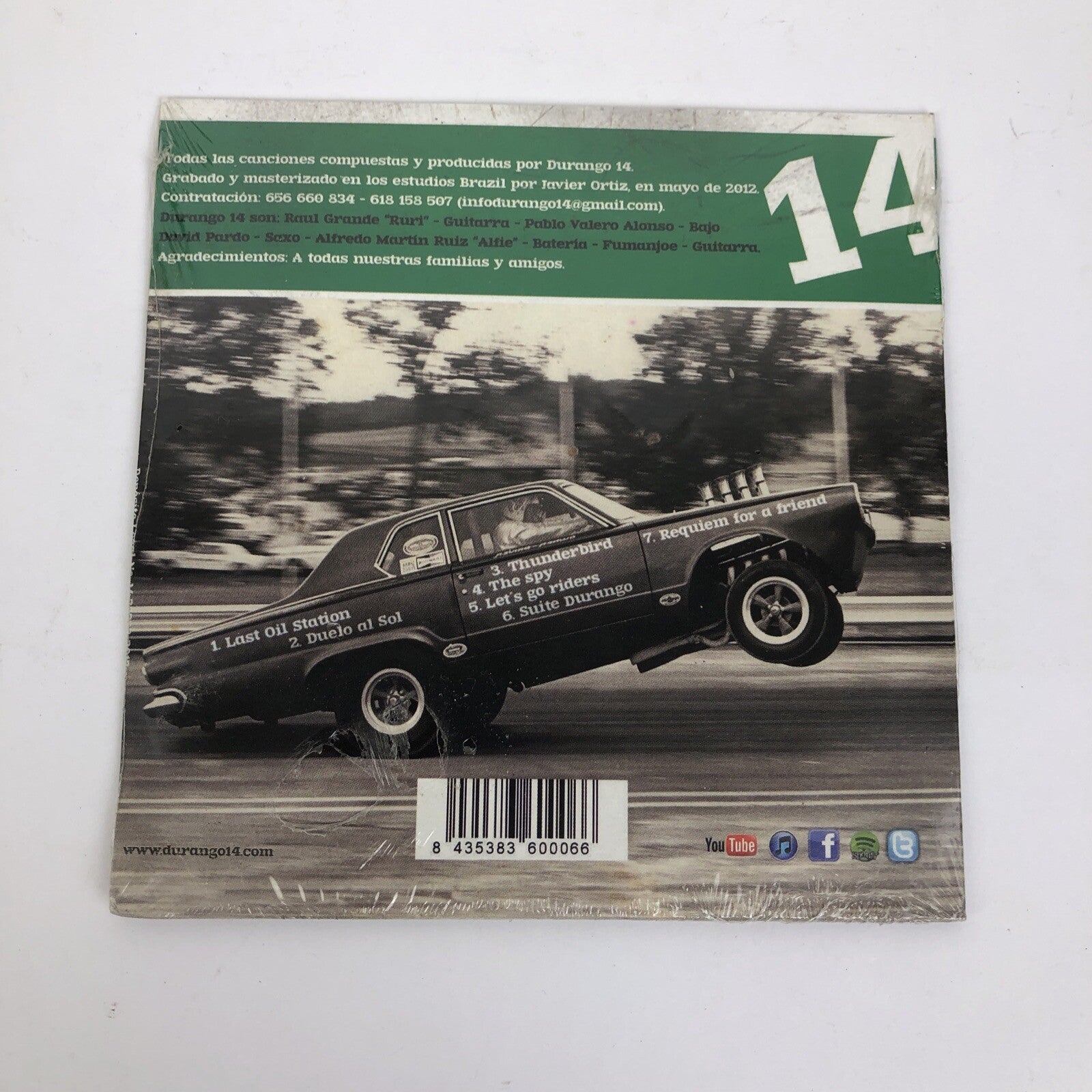 DURANGO14 VOL. 1 ( CD Compact Disc ) Brasil 7 Tracks - VERY RARE -Sealed #8