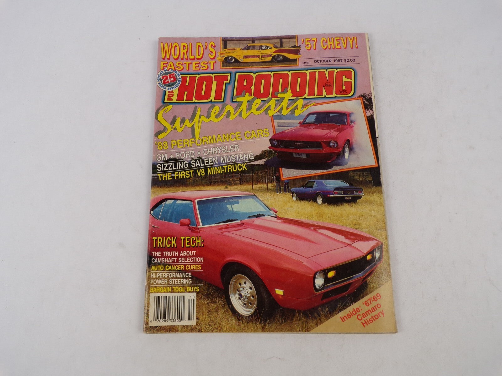 October 1987 Hot Rod Magazine Supertests World's Fastest '88 Performance Cars GM