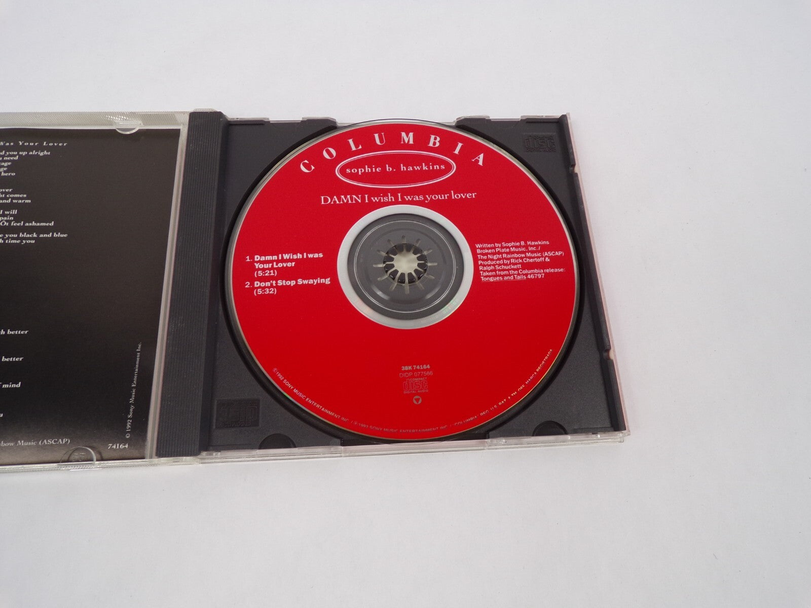 Damn I Wish I Was Your Lover Don't Stop Swaying CD#63