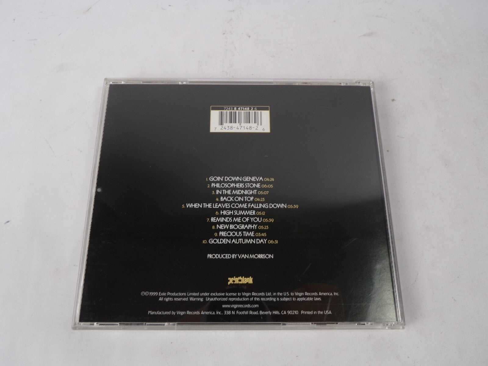 Van Morrison Back On Top Goin Down Geneva In The Midnight Back On Top CD#41