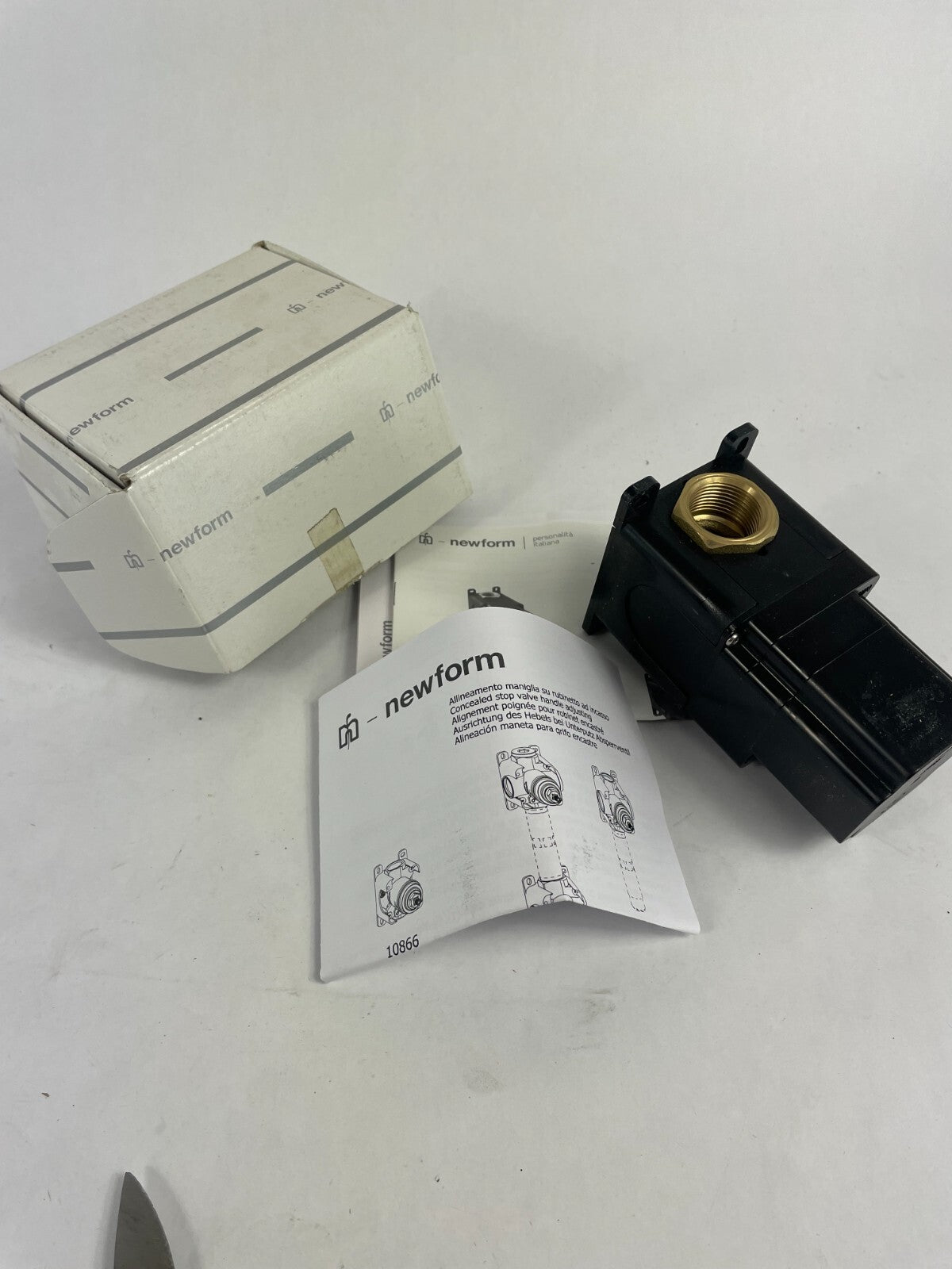 Newform Concealed Body For Stop Valve With 3/4" Connection 10866