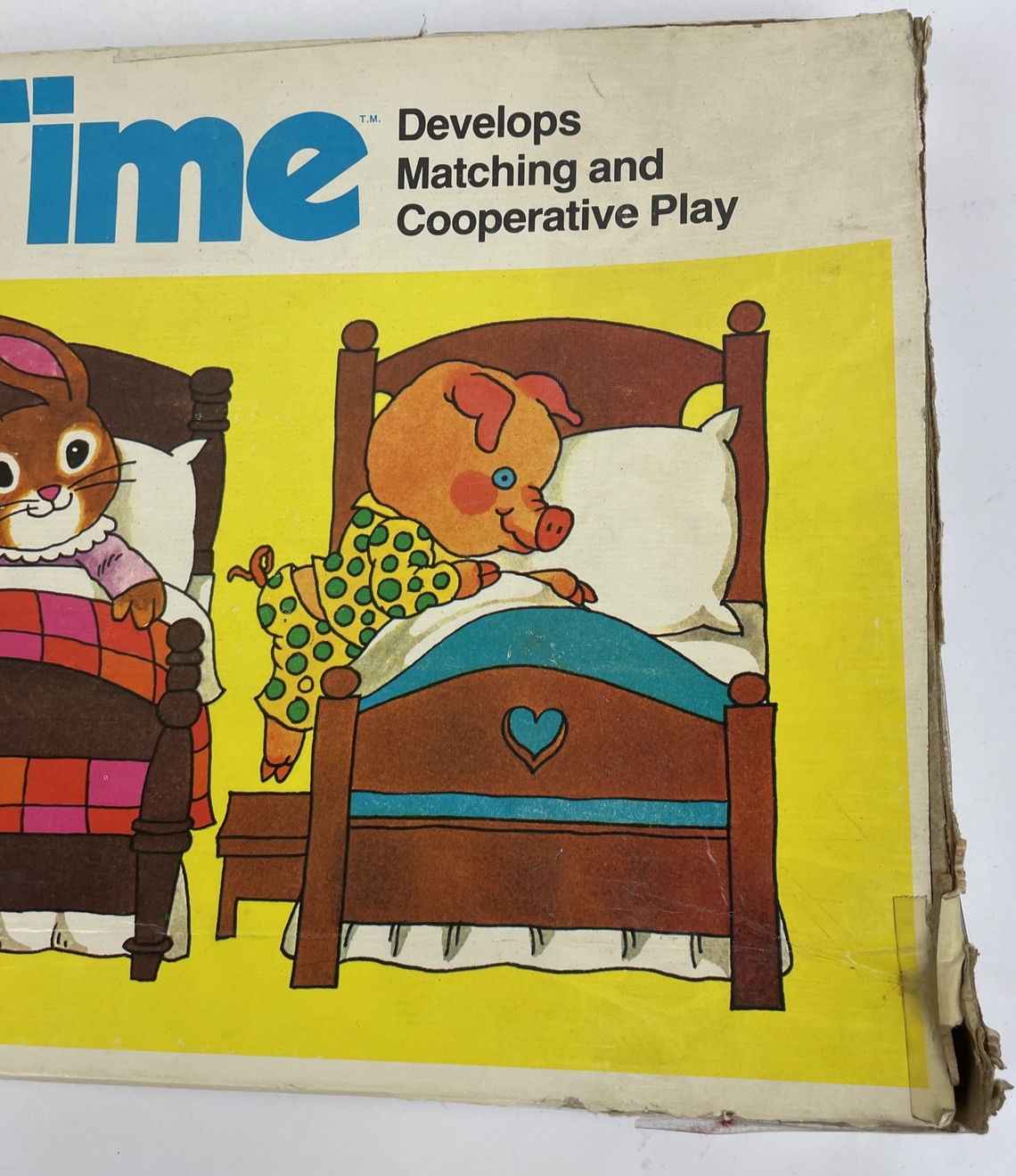 Vintage 1974 Milton Bradley " SLEEPY TIME " Board Game In Box Matching RARE