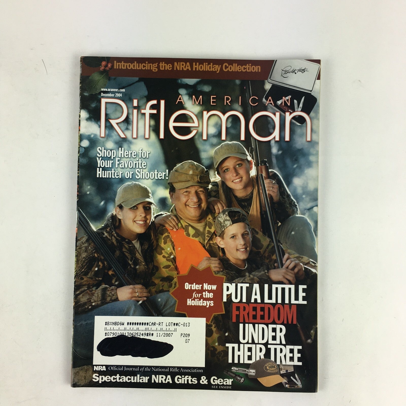 December 2001 American Rifleman Magazines Put A Little Freedom Under Their Tree