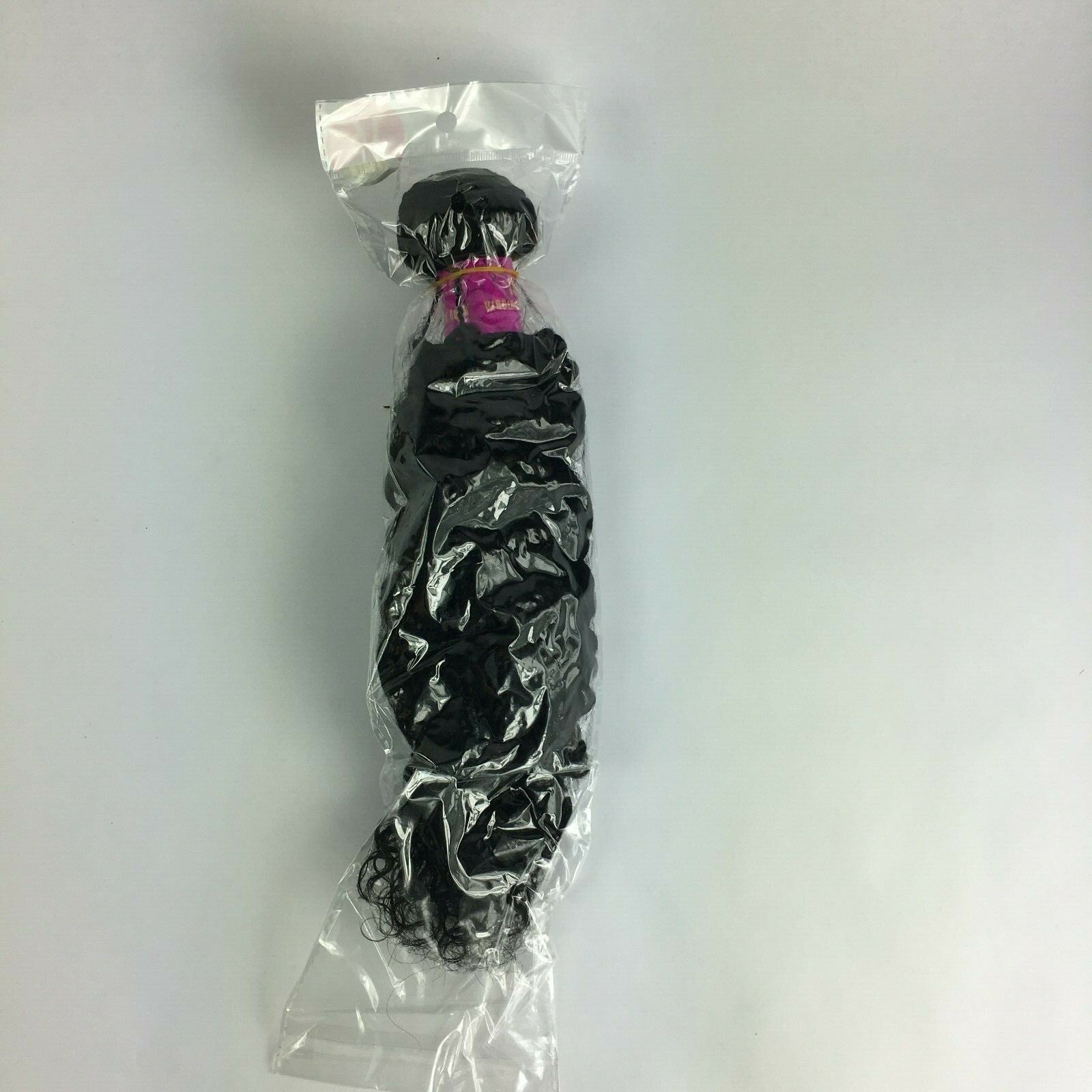 Brand New 100% Virgin Human Unprocessed Hair Size 16" Curly Style Black A2