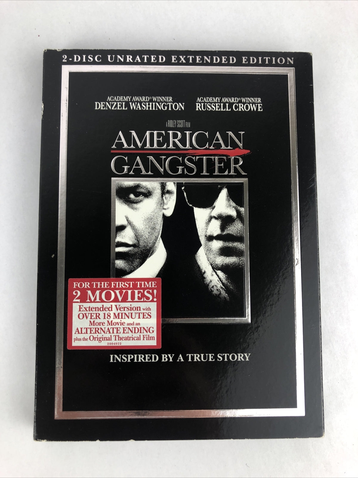 New AMERICAN GANGSTER (DVD, 2007) Unrated Extended Edition Denzel Washington