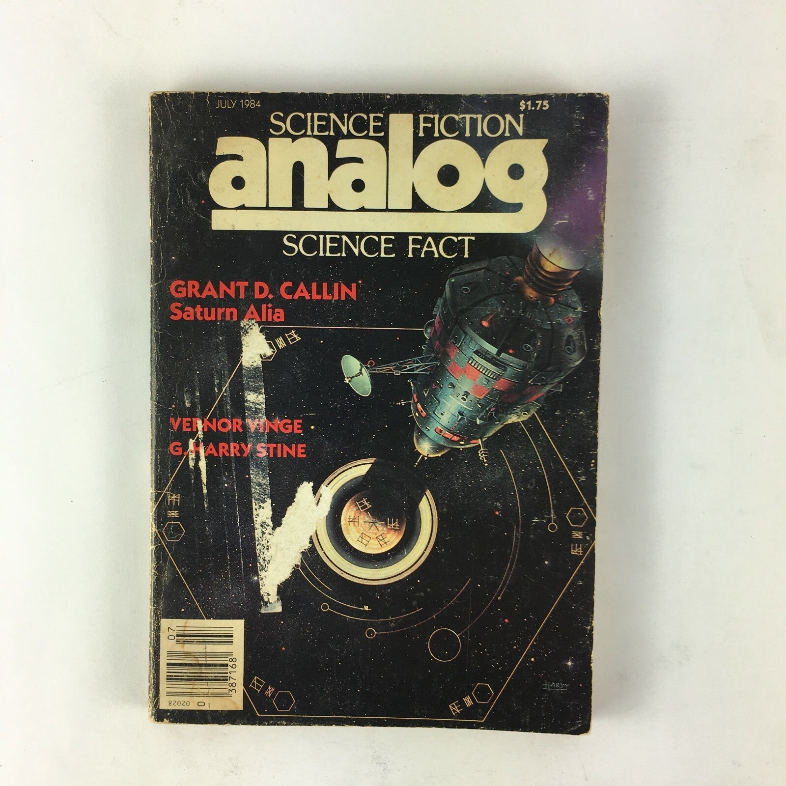 July 1984 Analog Science Fiction Fact Magazine Grant D.Callin SaturnAlia G.Harry