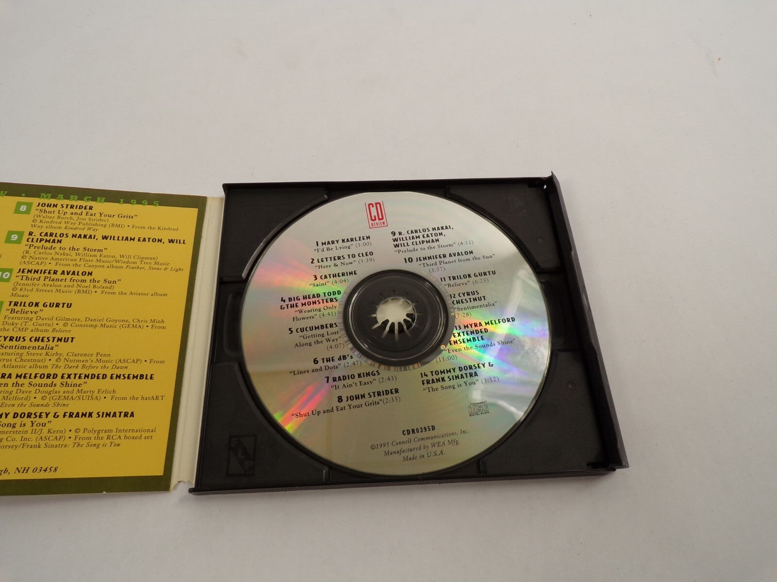 Big Head Todd &The Monsters Letters to Cleo The dB's Catherine Cucumbers #A-B