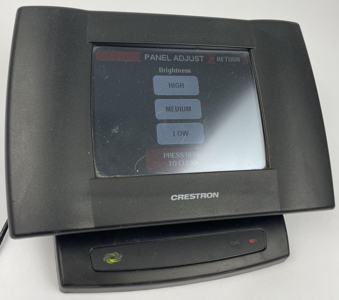 OEM Crestron ST-1700C Touch Screen Multimedia Control Panel With Charging Base