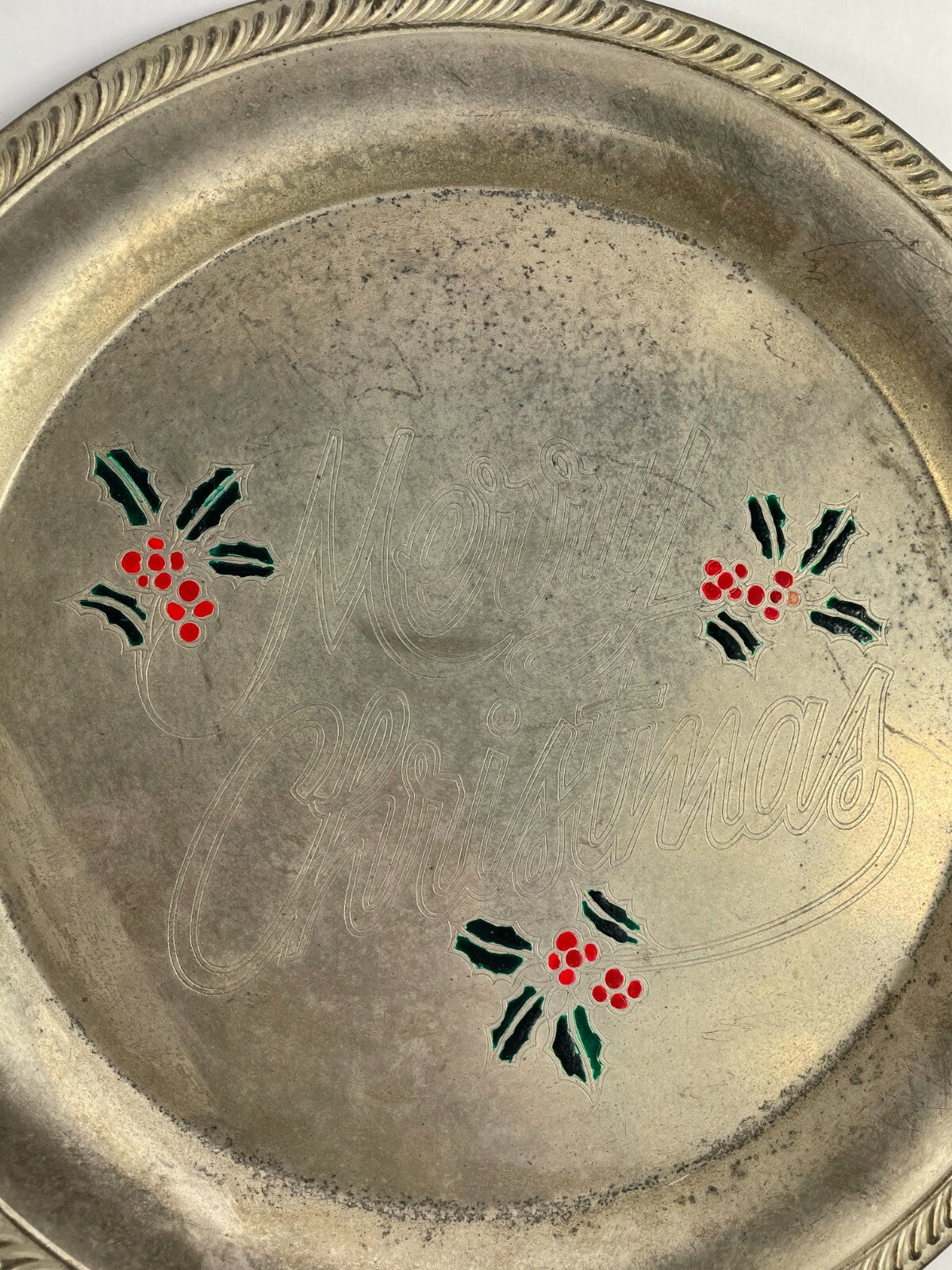 Merry Christmas Beautifully Designed Decotrative Plate Home Decor