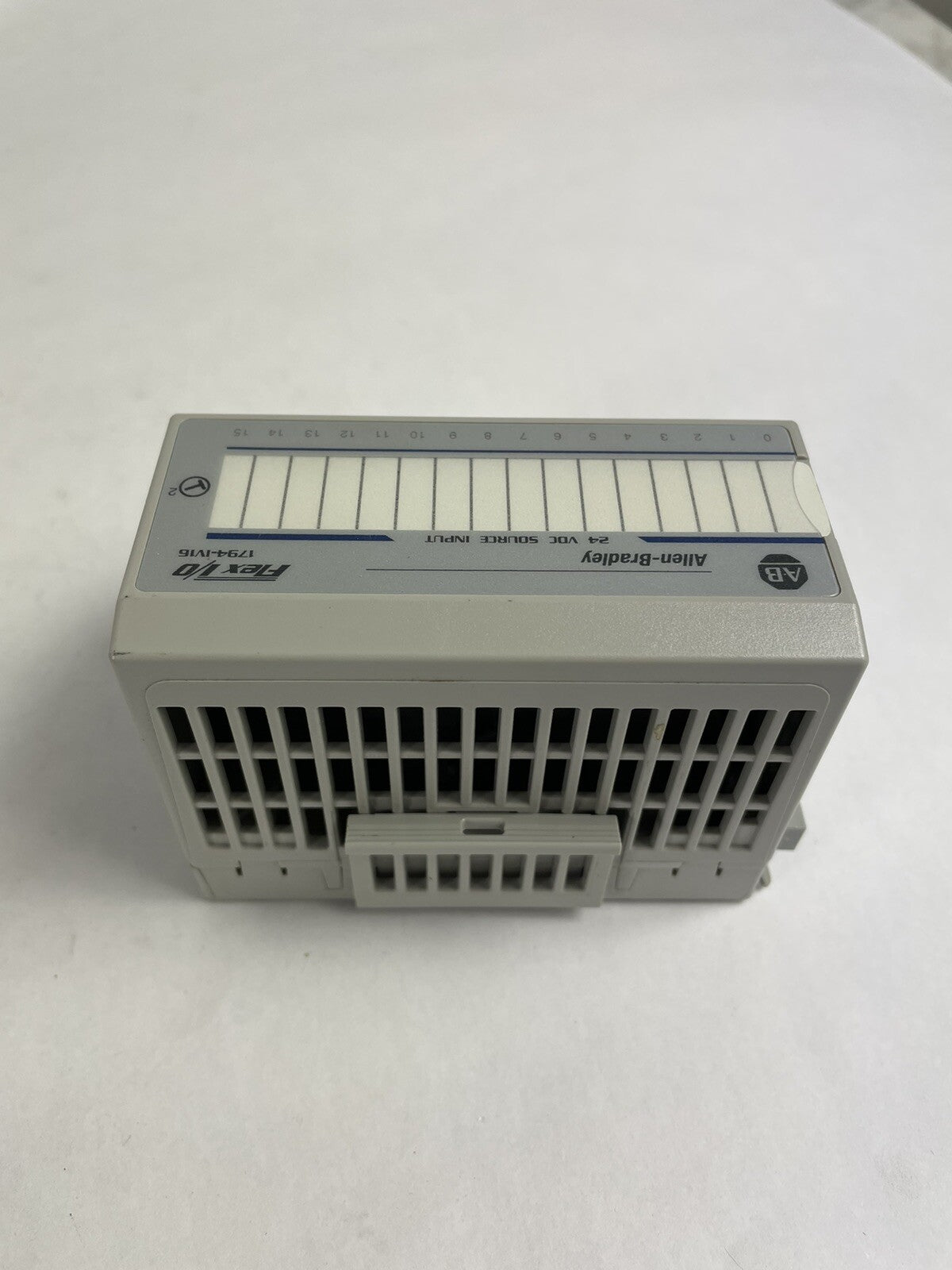 Allen-Bradley 1794-IV16 Series A Input Module Flex I/O w/ 1794-TB3 base
