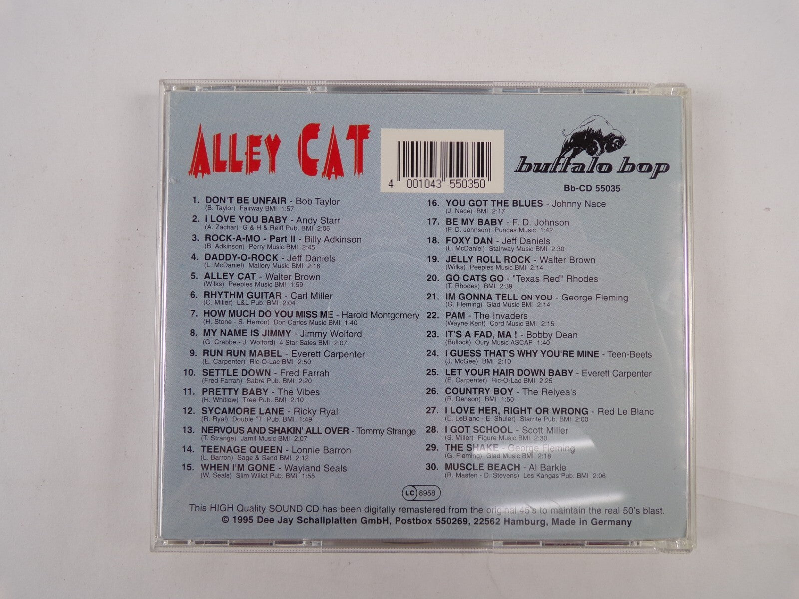 Alley Cat Let Your Hair Down Baby Muscle Beach Buffalo Bop CD #18