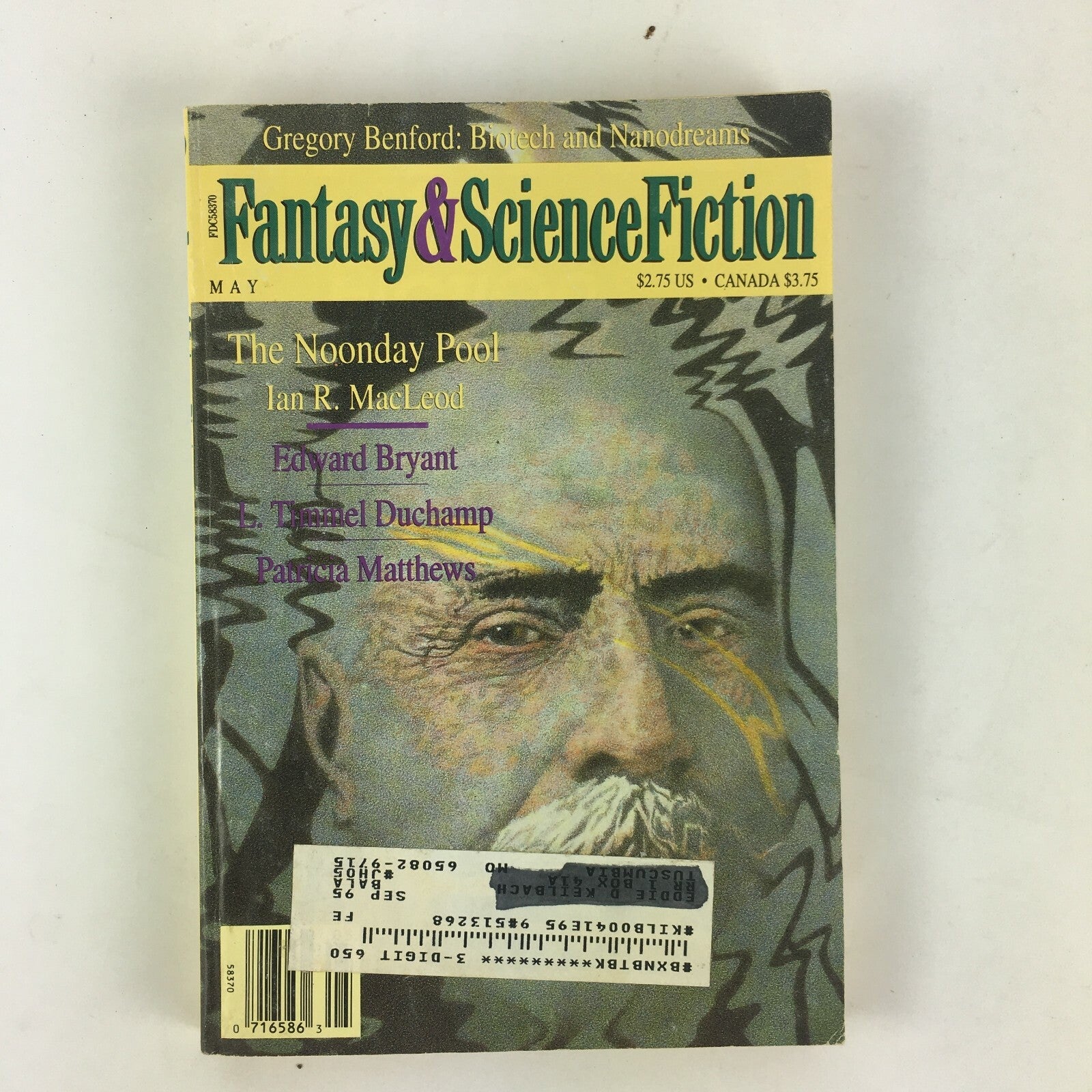 May Fantasy & Science Fiction The Noonday Pool Ian R.MacLeod Edward Bryant