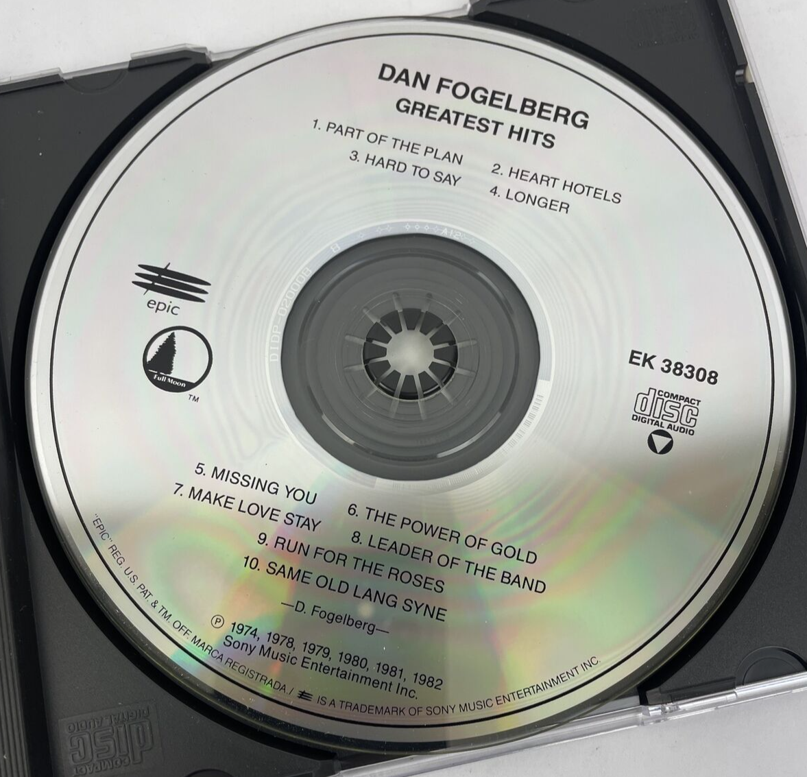 Fogelberg, Dan : Dan Fogelberg - Greatest Hits Digital Audio CD 1982 CBS - DEF