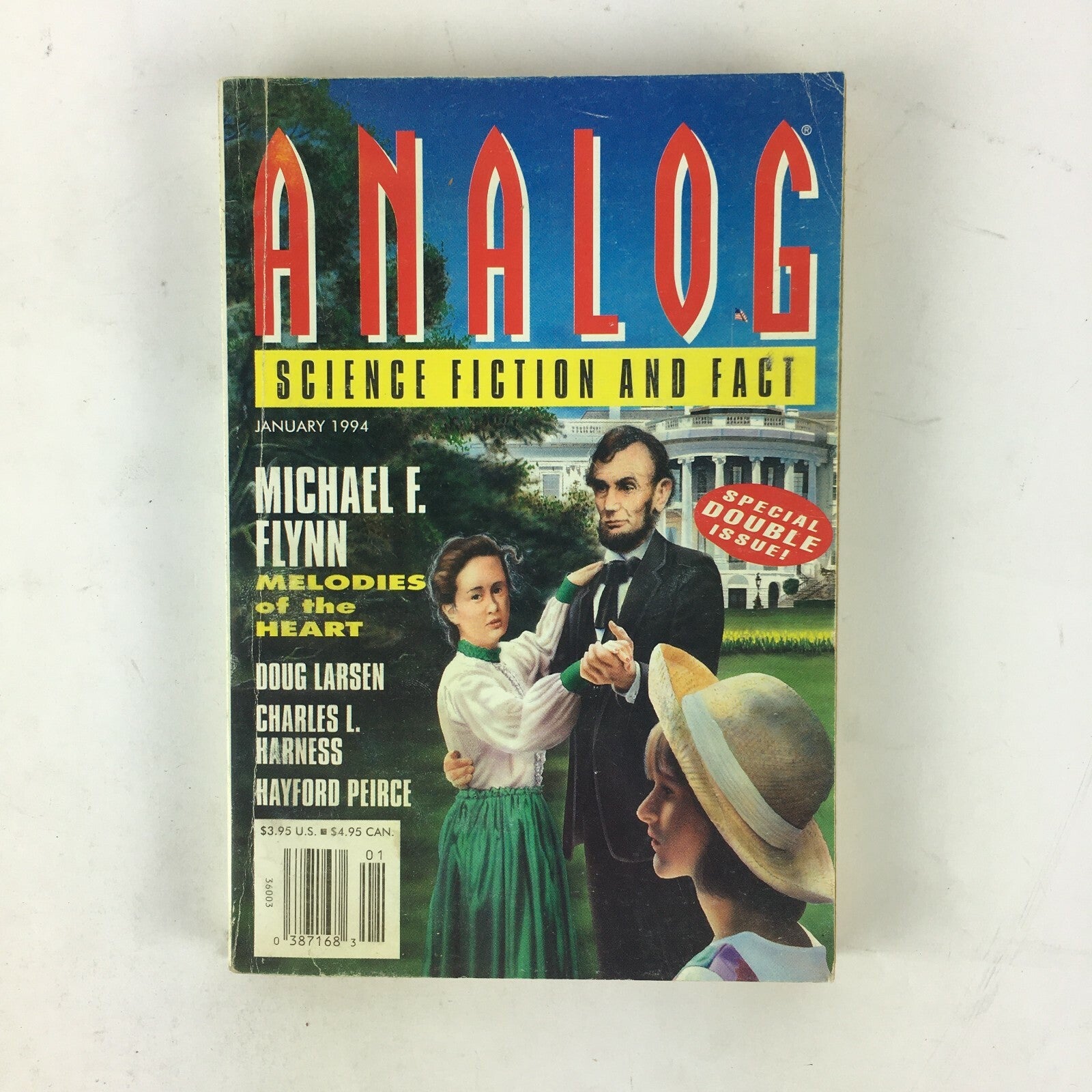 January 1994 Analog ScienceFiction Fact Magazine Michael F.Flynn Doug Larsen