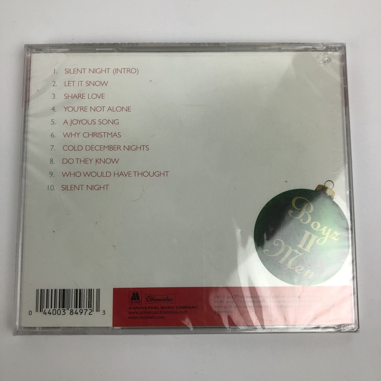 Christmas Collection: 20th Century Masters - Audio CD By Boyz II Men - SEALED #5