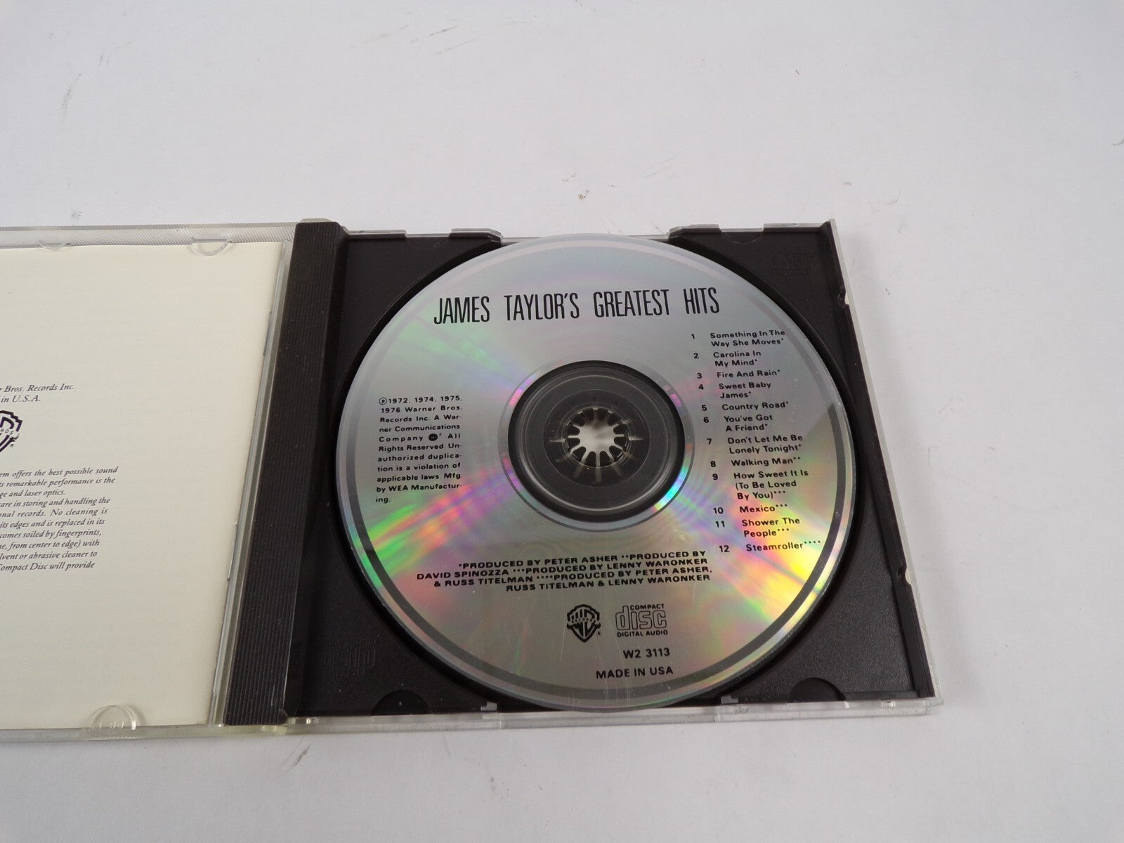 James Taylor CD collection Fire and Rain Mexico Steamroller Blues compilation