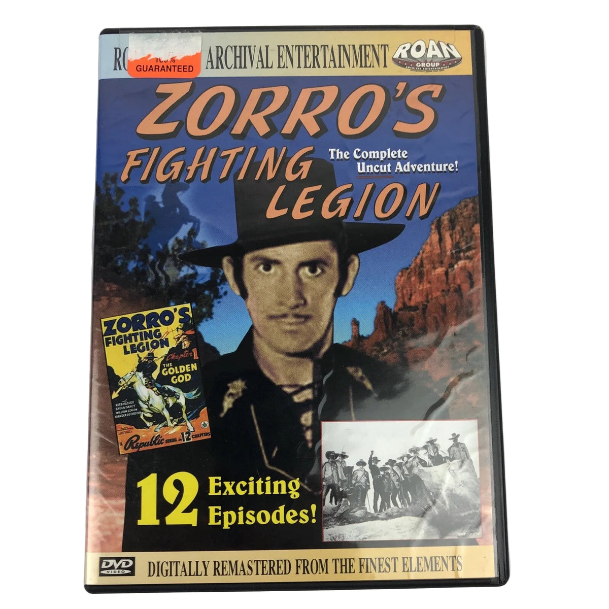 Zorros Fighting Legion DVD From Troma Horror John English, William Whitney VGC