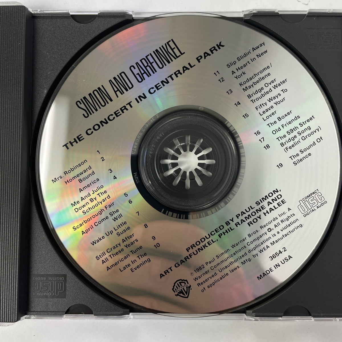 Simon & Garfunkel - The Concert In Central Park CD (1981) #20