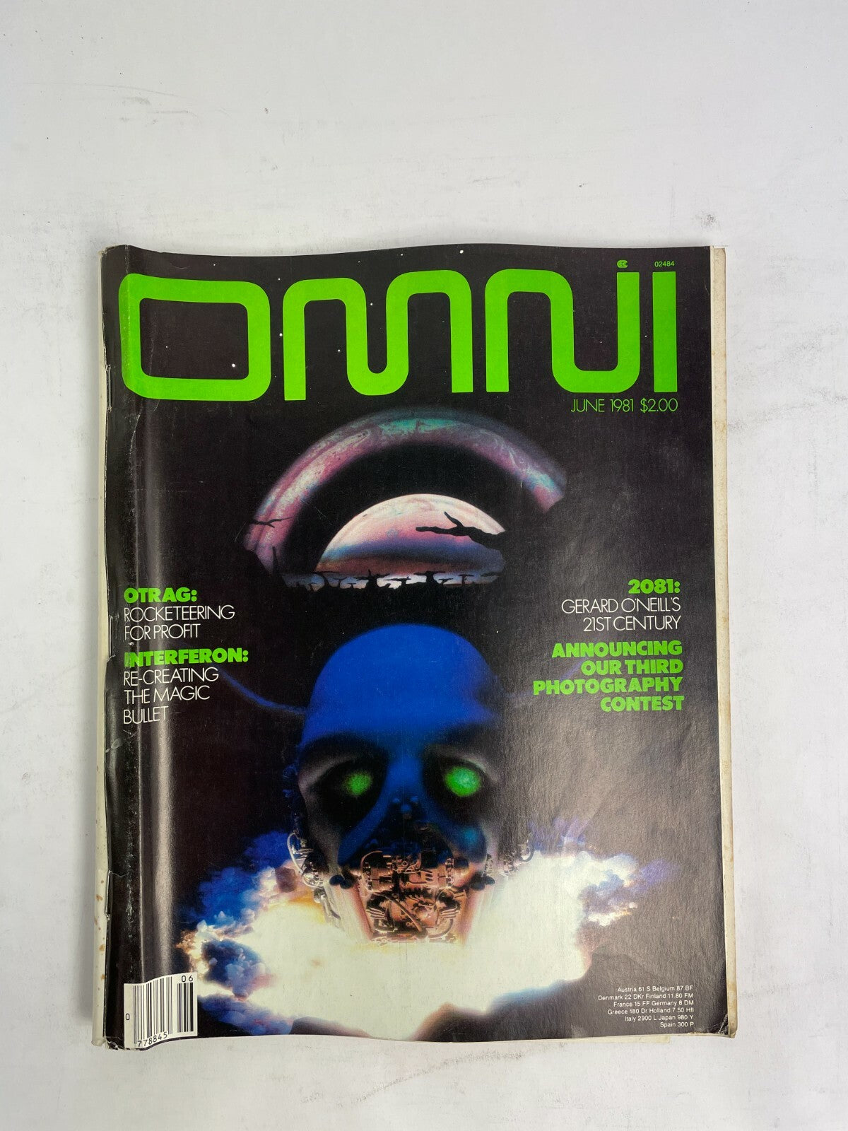 June 1981 Omni Magazine Announcing Our Third Photography Contest Interferon Otr