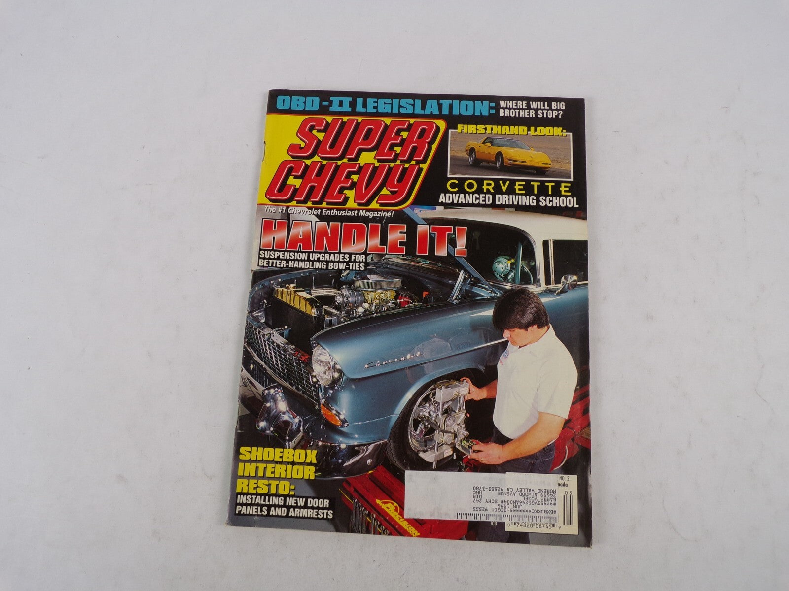 June 1996 Super Chevy Handle It! OBD 2 Legislation: Shoebox Interior Resto: Sus