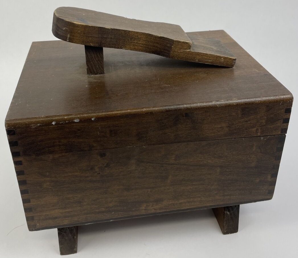 Vintage Kiwi Brand Hand Crafter Shoe Valet Wooden Box Kit w/ Supplies Bundle +++