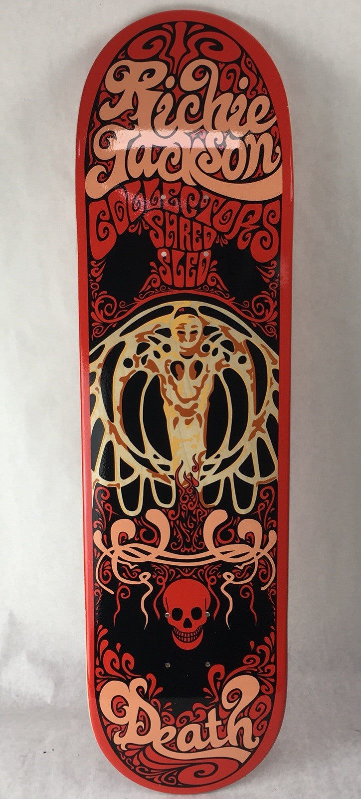 Richie Jackson Pro deck - Death Skateboards 8.25 " - with grip & free shipping