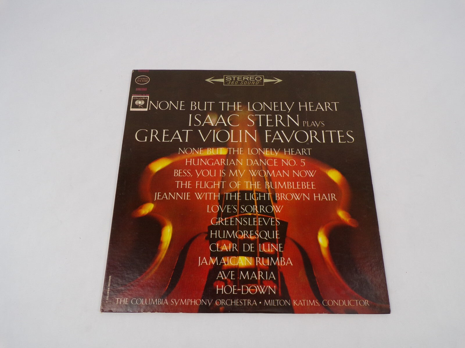 None But The Lonely Heart Isaac Stern Great Violin Favorites Vinyl Record