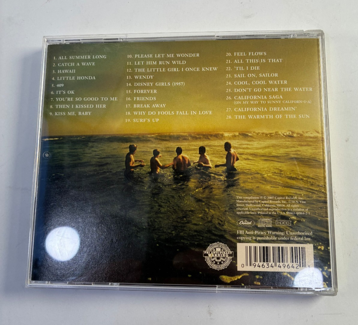 The Warmth Of The Sun The Beach Boys Capitol Records CD 2007