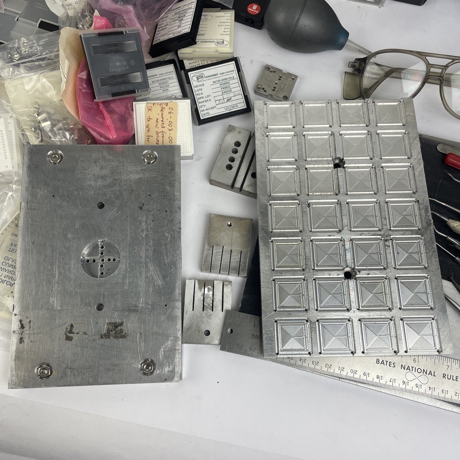 Huge Lot: Digi-Key Coilcraft Inductors Tantalum SMT Caps Xicon Wire Tools Plates