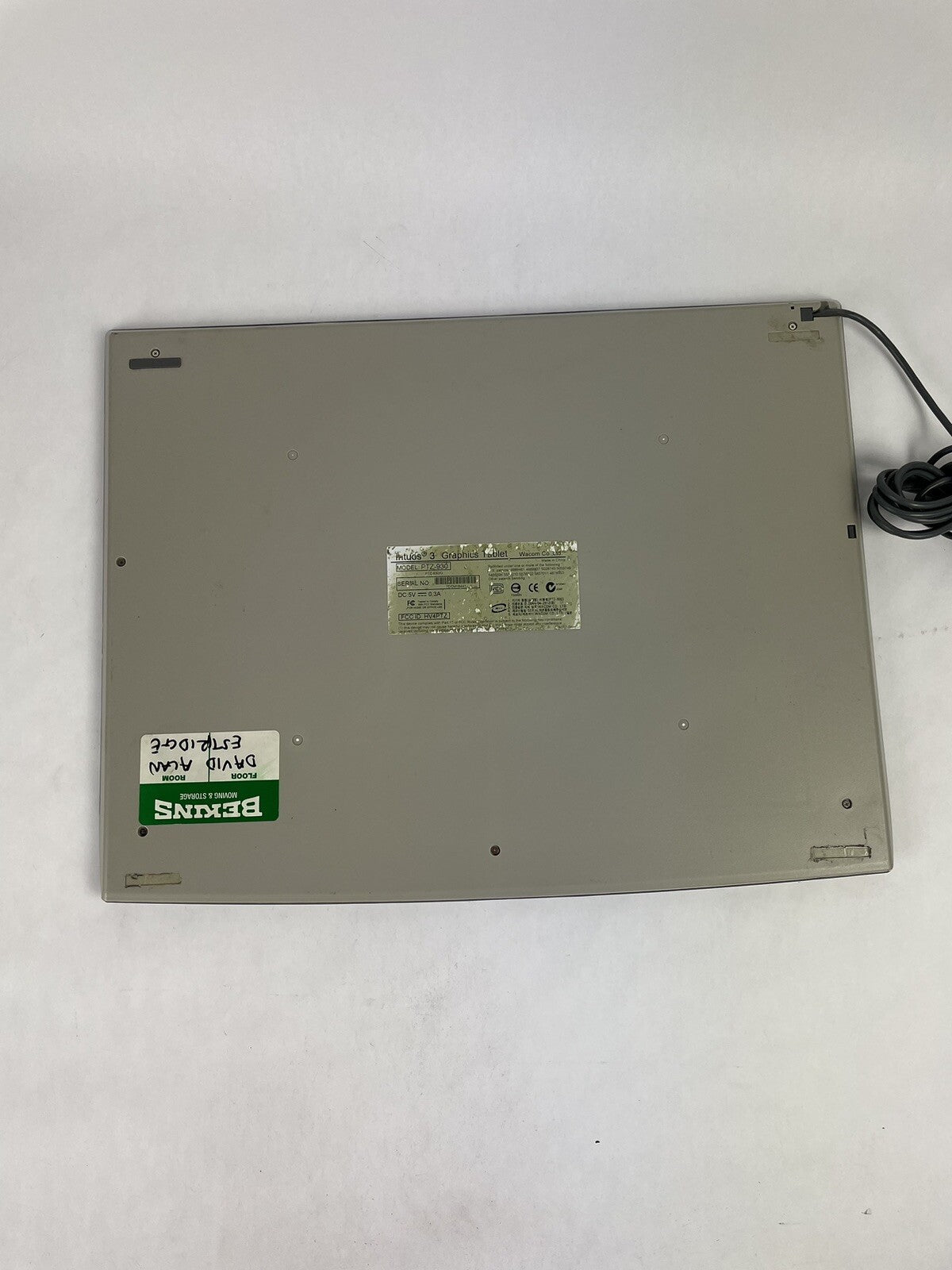 Wacom Intuos 3 PTZ-930 9x12 Graphic Drawing Tablet Only Tested