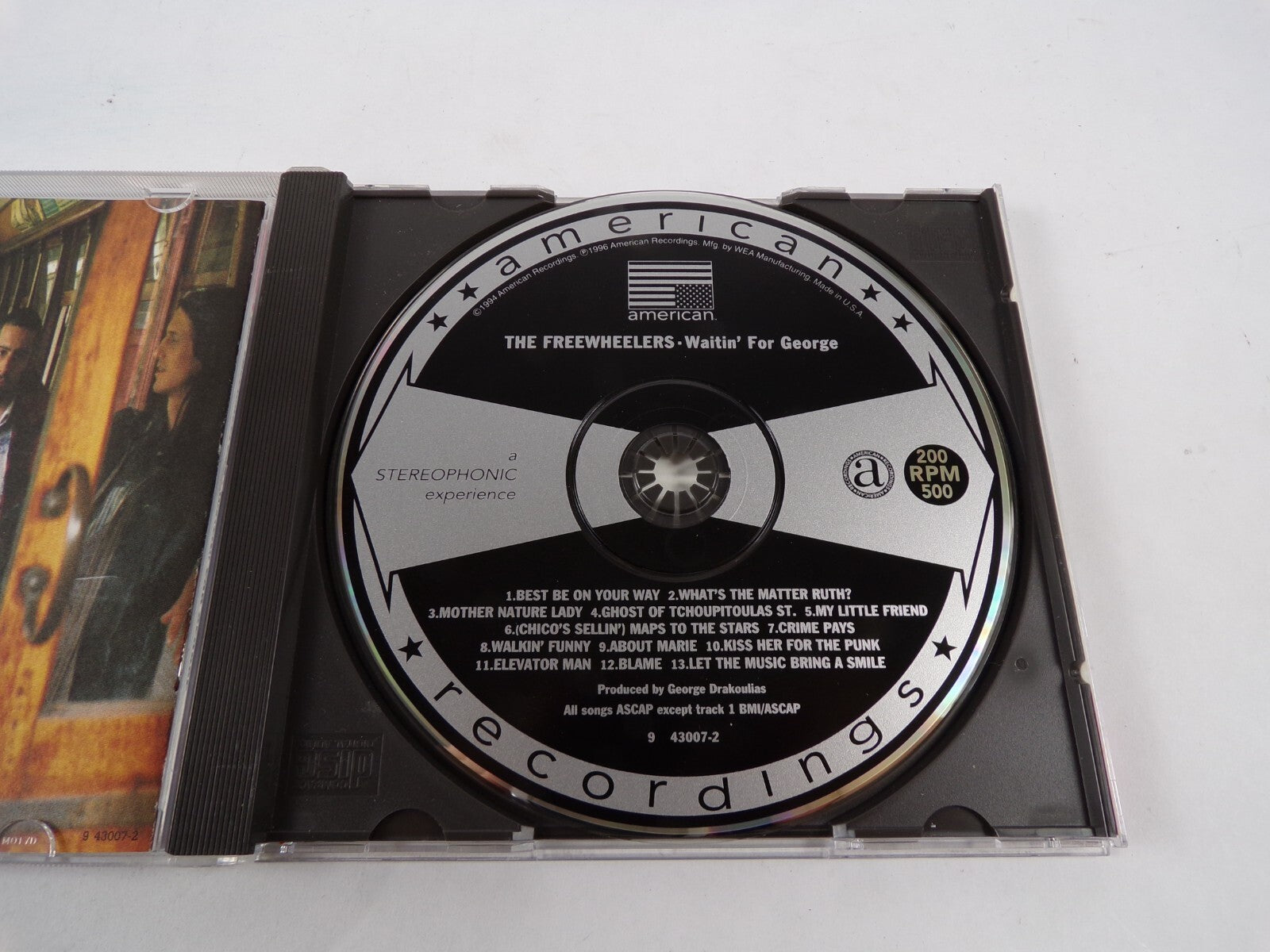 The Free Wheelers Waitin For George For Promotional Use Only CD #40