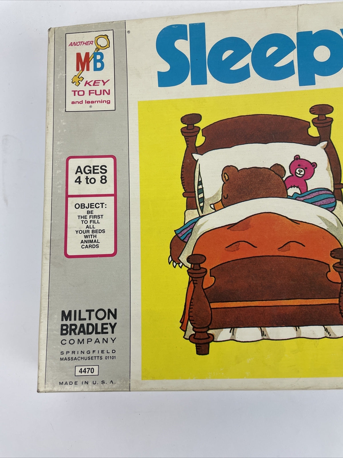 Vintage 1974 Milton Bradley " SLEEPY TIME " Board Game In Box Matching RARE