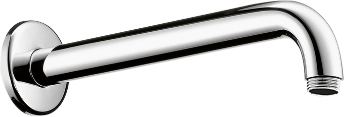Hansgrohe 27422001 polished chrome 9 inch solid brass rain shower arm