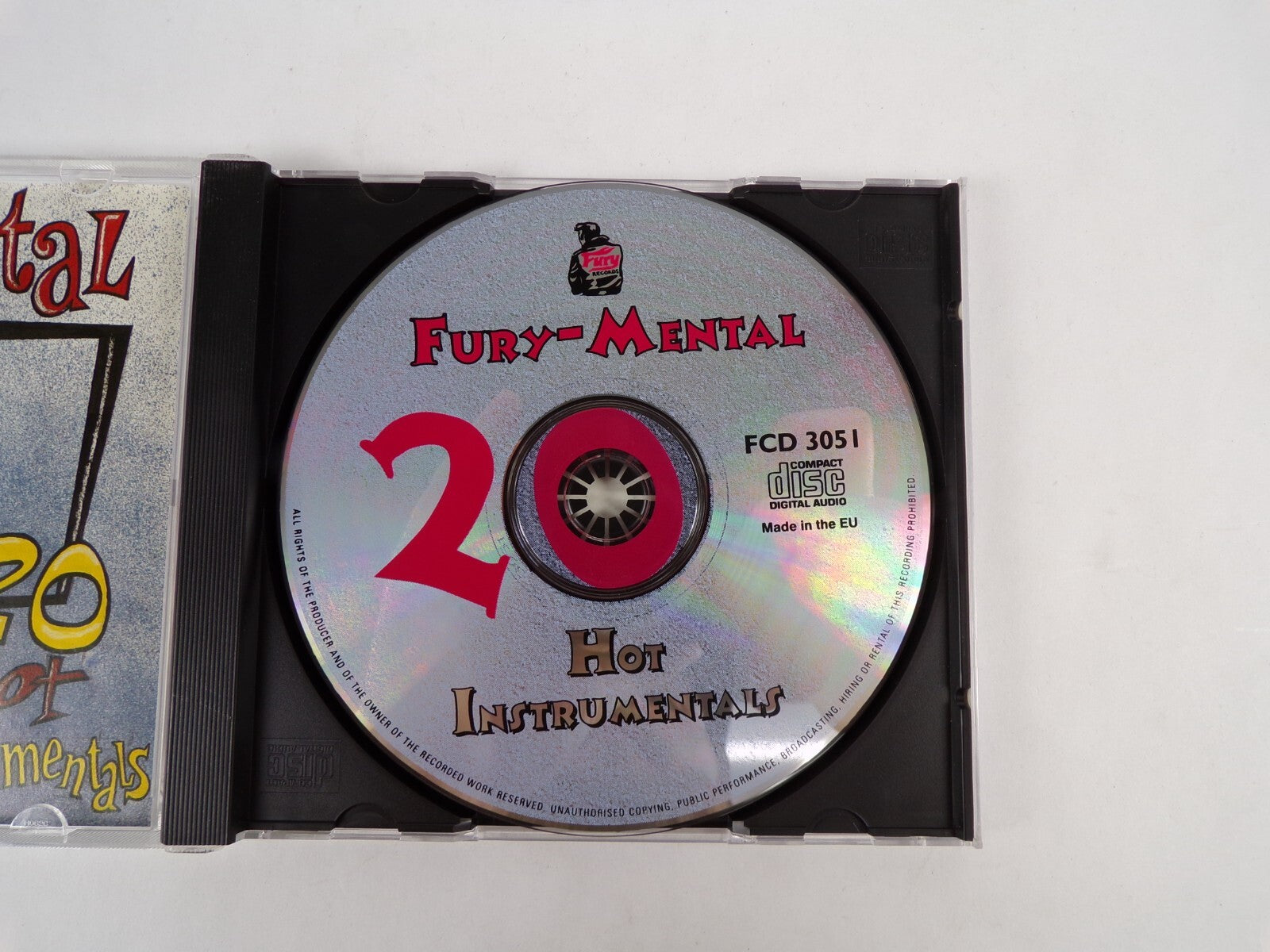 Fury Mental 20 Instrumentals CD #12
