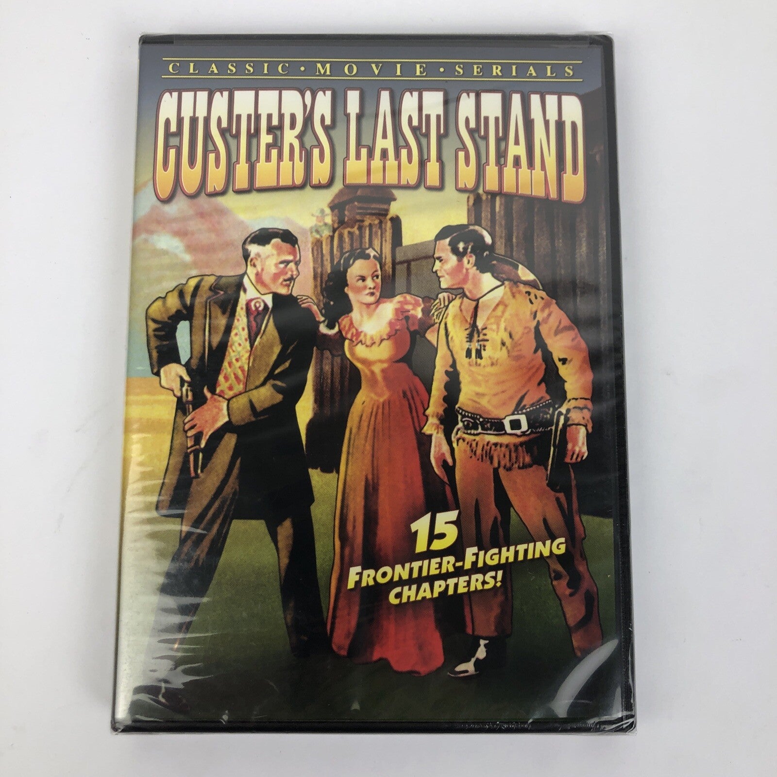 Custer's Last Stand - 15 Chapter Movie Serial - DVD By Rex Lease - NEW SEALED