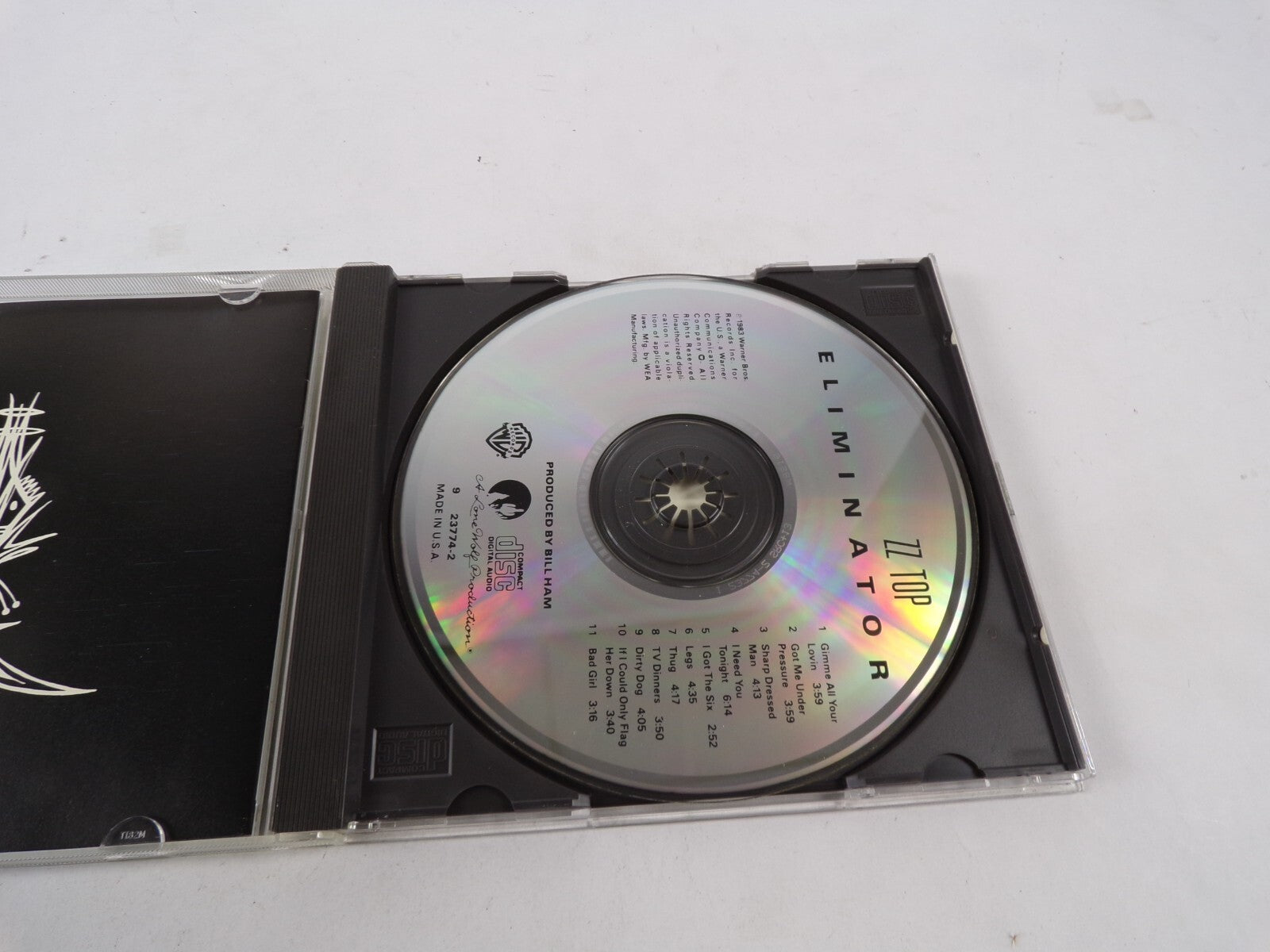 ZZ Top Eliminator Warner Bros CD#43