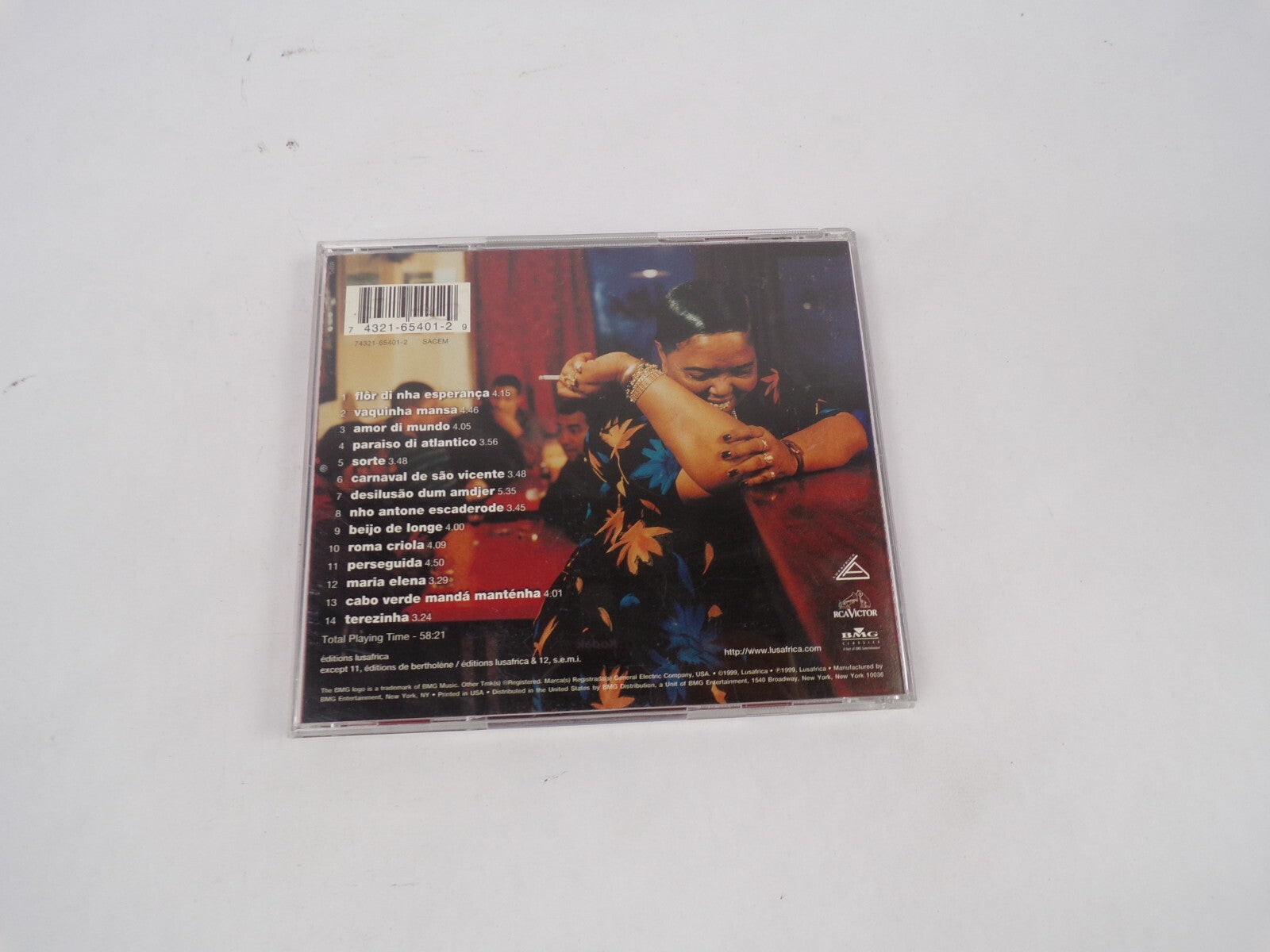 Cresaria Evora Cafe Altantico Flor Di Nha Esperance Vaquinha Mansa Sorte CD#67