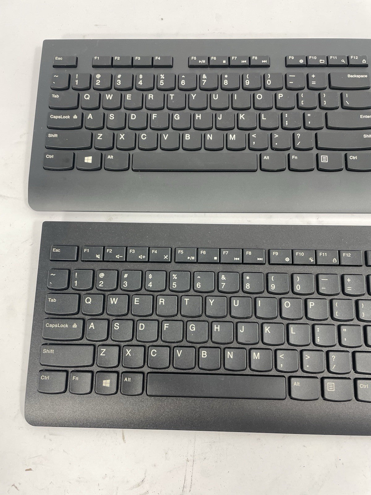 Lot of 2: LENOVO WIRELESS KEYBOARD KBRFBD71 AND KBRFBU71 No Dongle