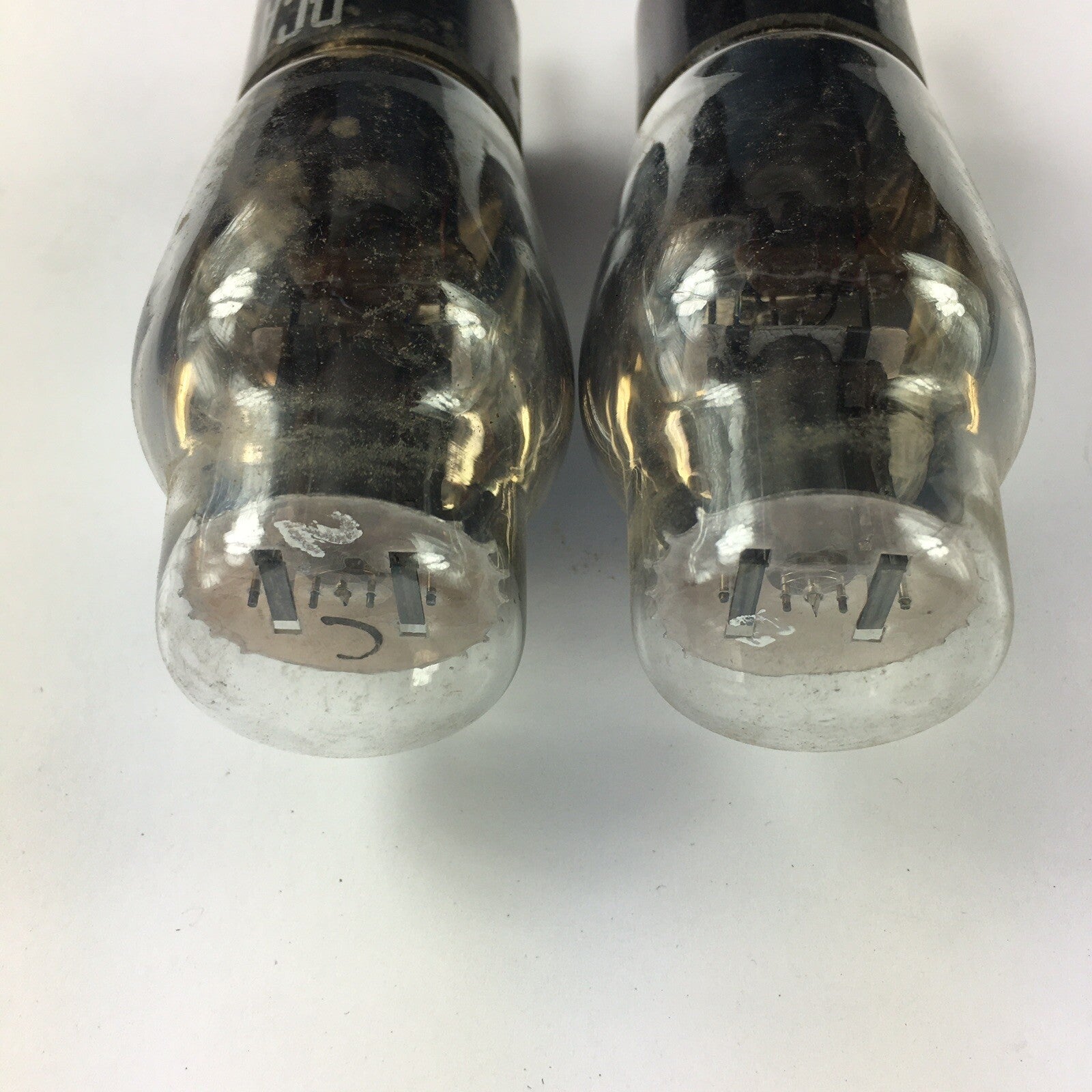 Lot of 2 : Type 80 RCA Radiotron Electron Silvertone 1 Vacuum Tubes 604 630