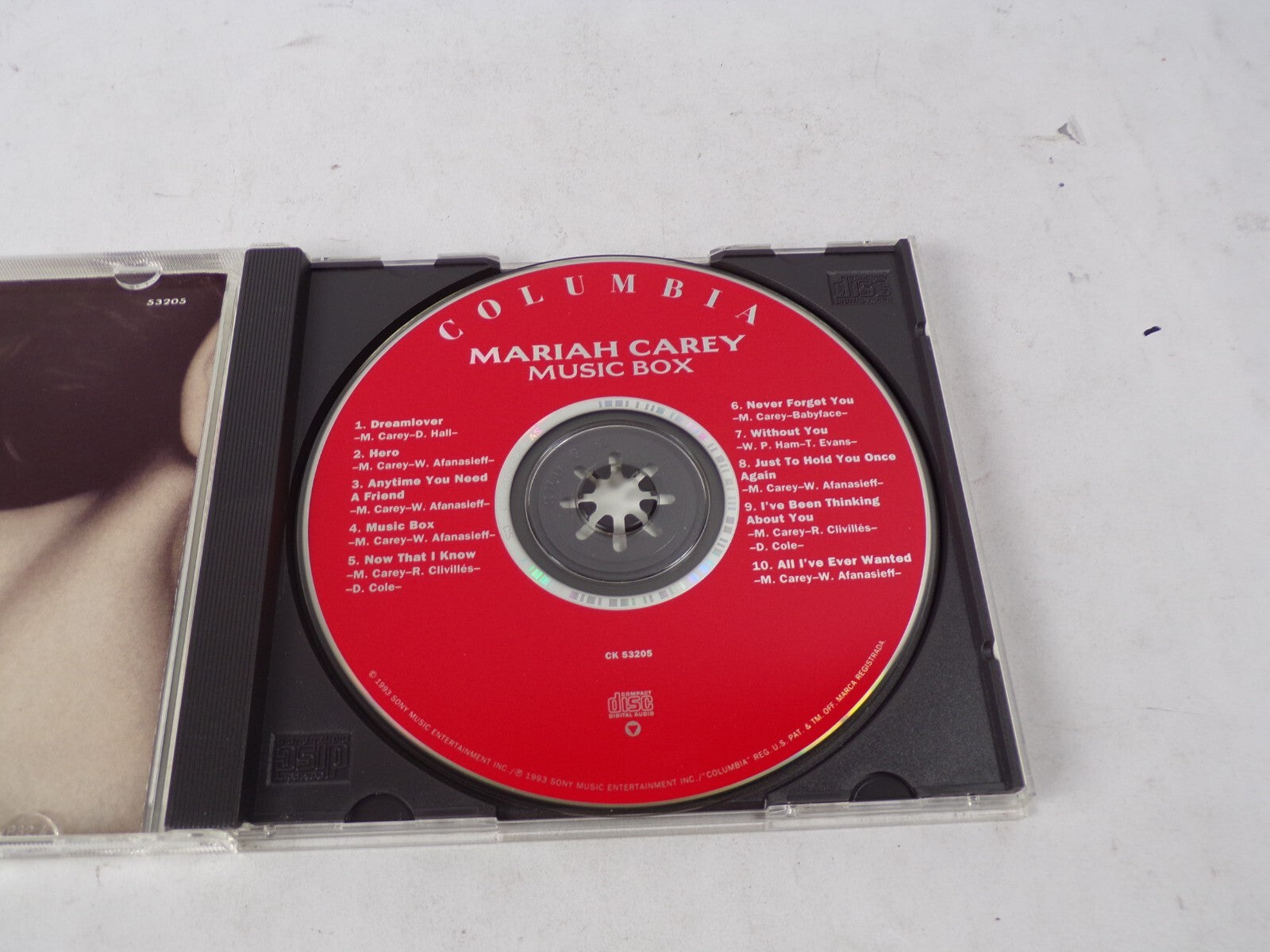 Mariah Carly Music Box Dreamlover Hero Anytime You Need A Friend Music Box CD#62