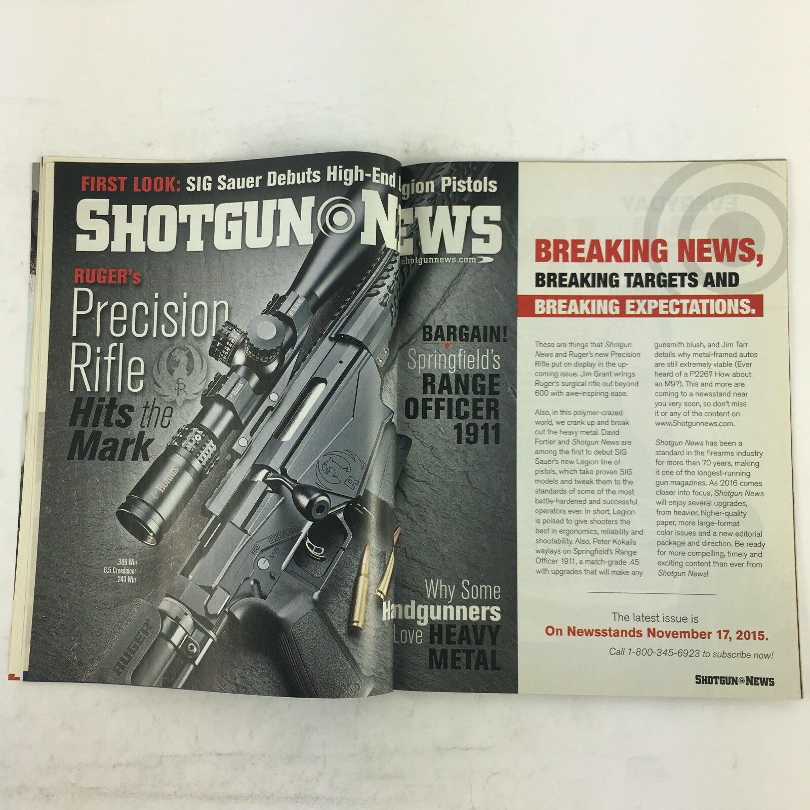 January 2016 Rifle Shooter Magazine Super Sako Armalite Scout Rifles AR-10