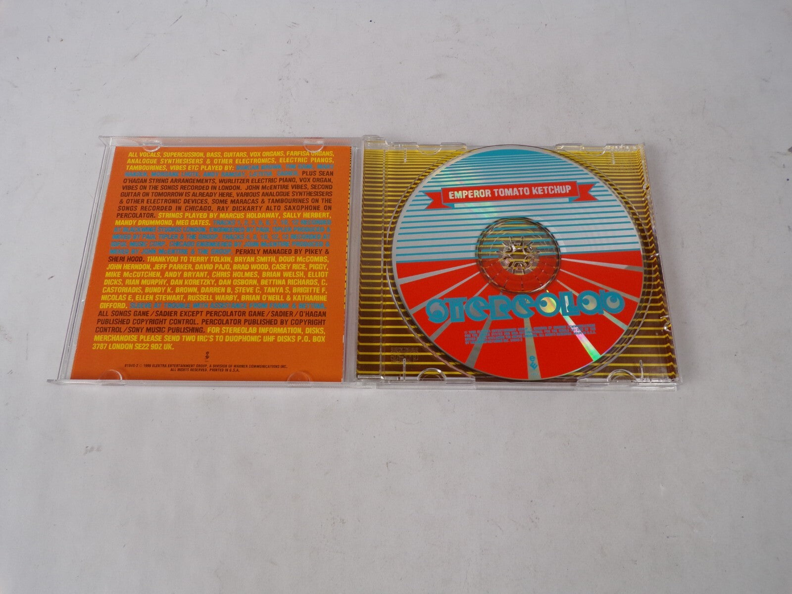 Emperor Tomato Ketchup Stereolab Metronomic Underground Cybele's Reyerie CD#41