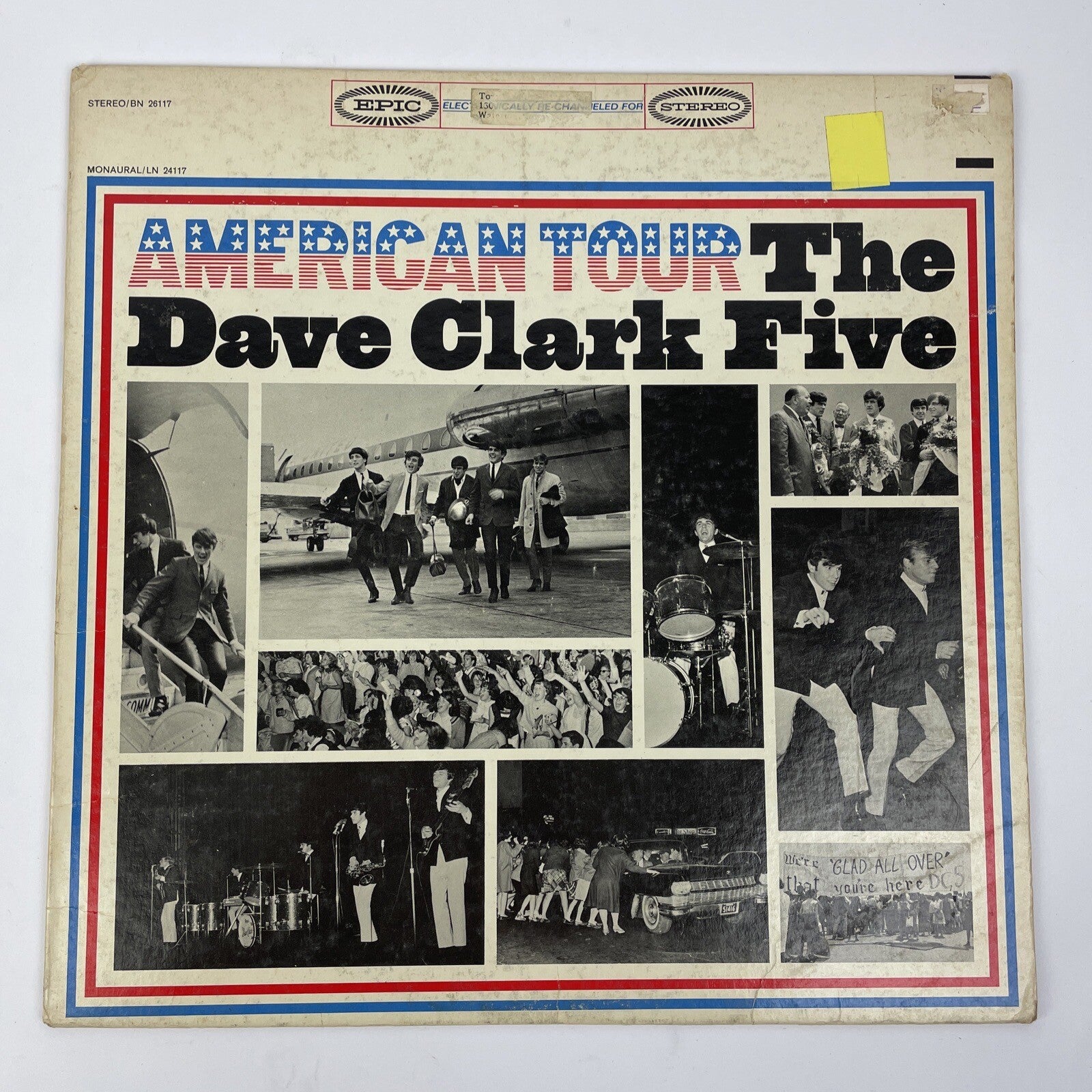The Dave Clark Five – American Tour, Volume 1 1964 Epic Stereo Vinyl LP - VGC