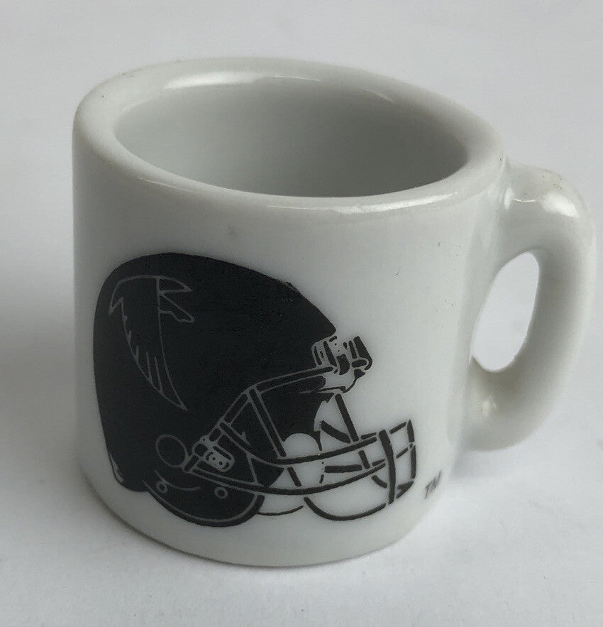 Vintage NFL Mini Coffee Cup Mug Atlanta Falcons 1.25" Collectible Miniature