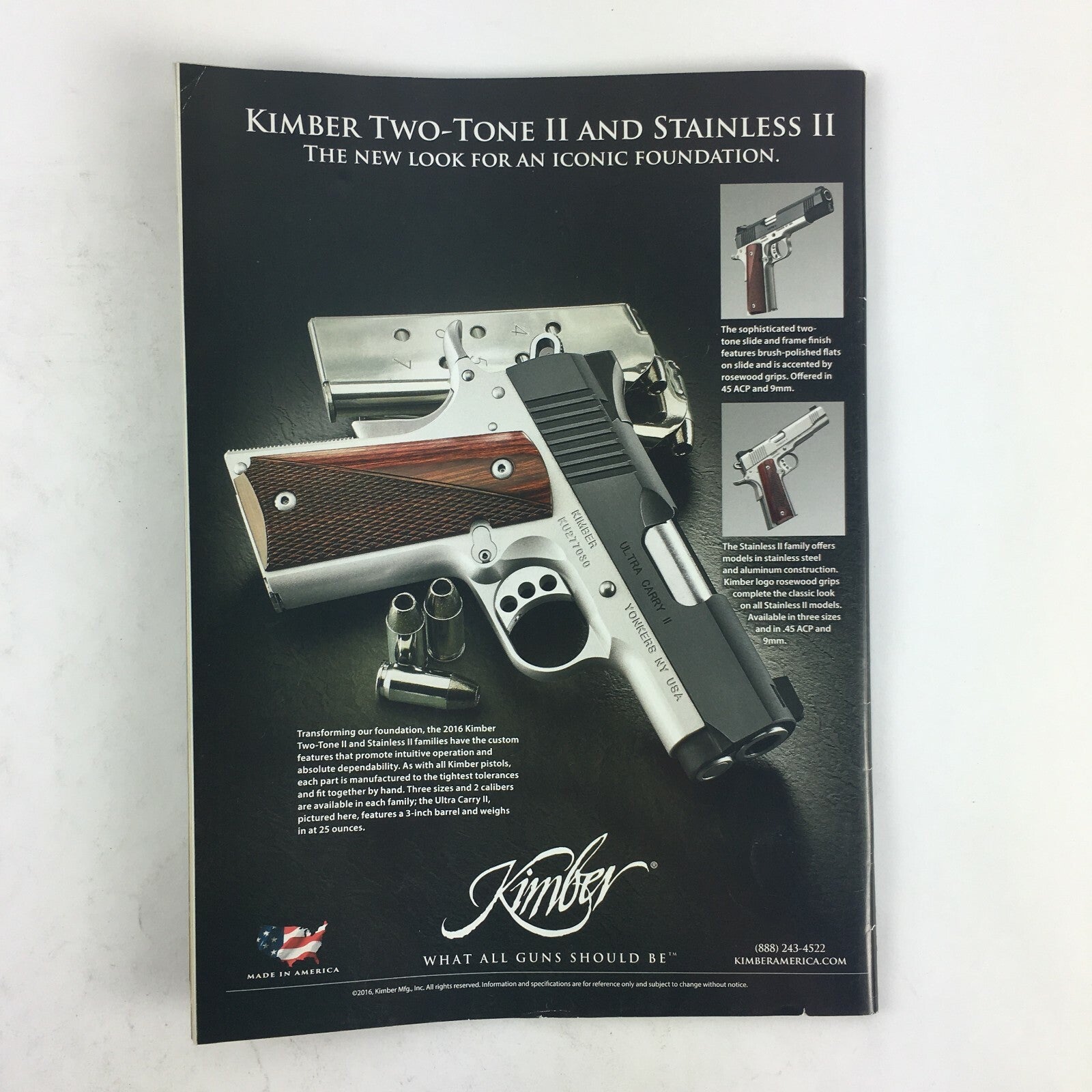 December 2016 American Rifleman Magazine Ruger LCP II .380 ACP A Wise Precaution